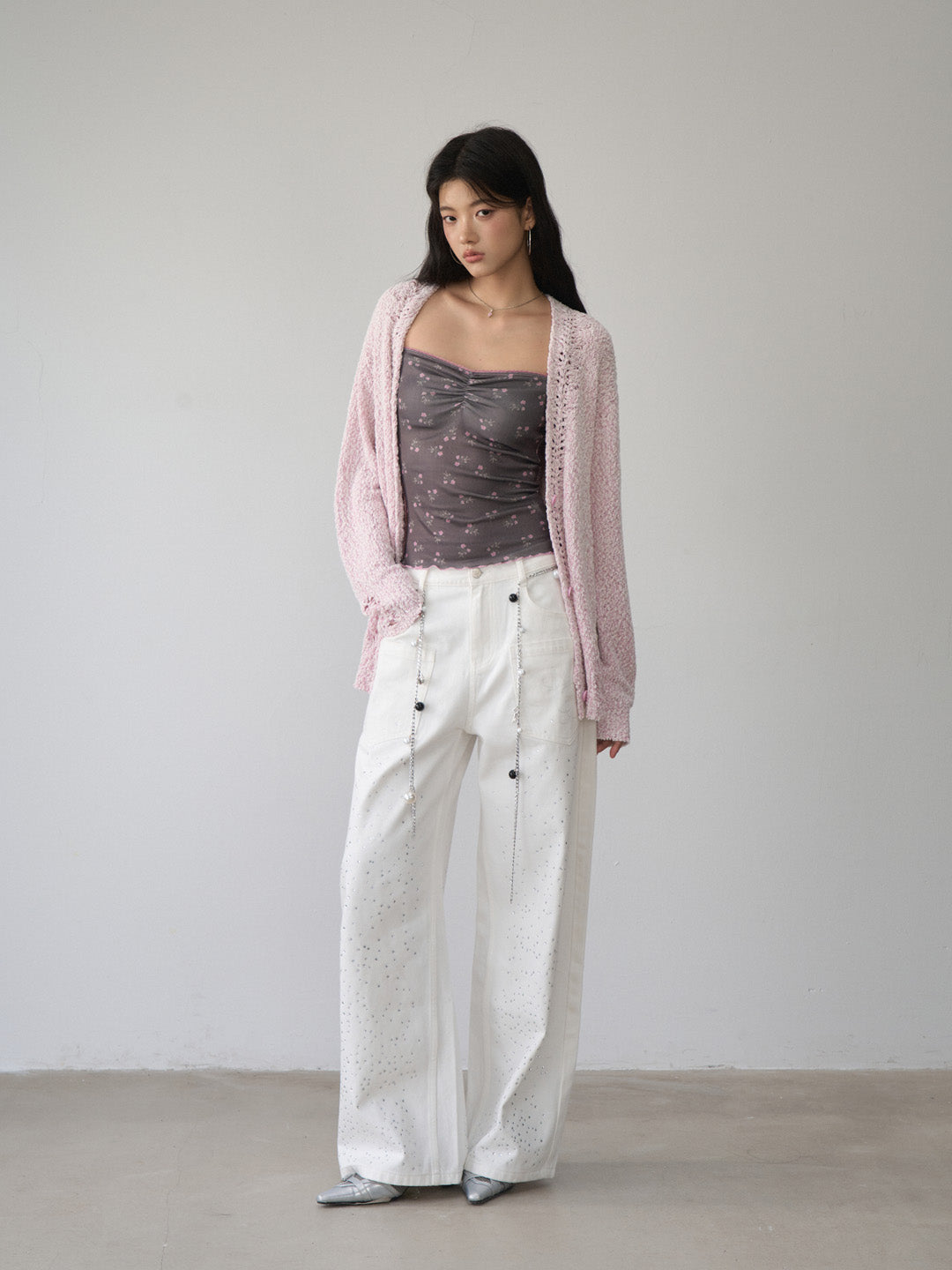 VIA PITTI VIACK503 Retro loose cardigan