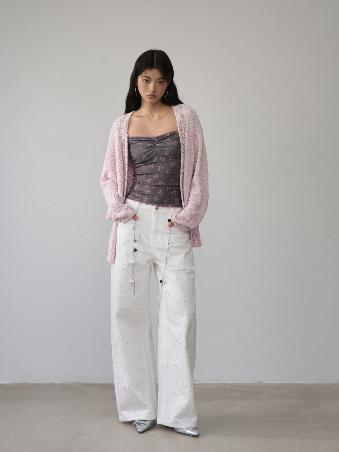 VIA PITTI VIACK503 Retro loose cardigan