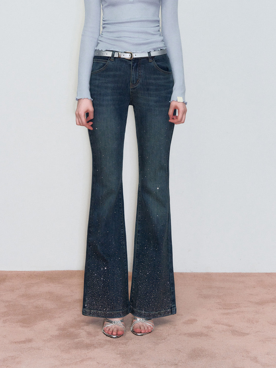 VIA PITTI VIAAP843 Rhinestone jeans