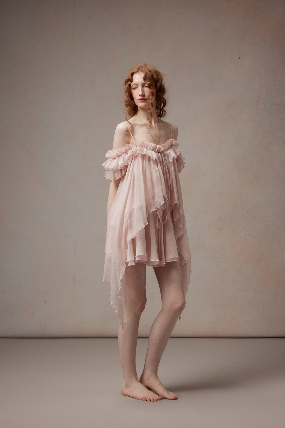Fa Sogno FSN26PS-SHT-02-PK&FSN26PS-SK-02-PK Pink Feather Dance Set