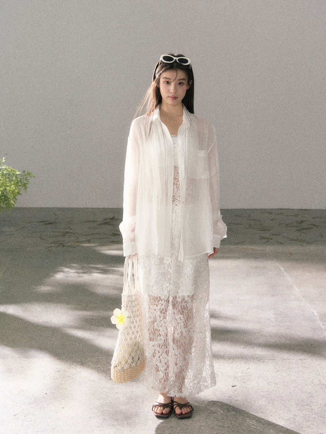 Lafreedom LAF360114 Sheer ramie shirt