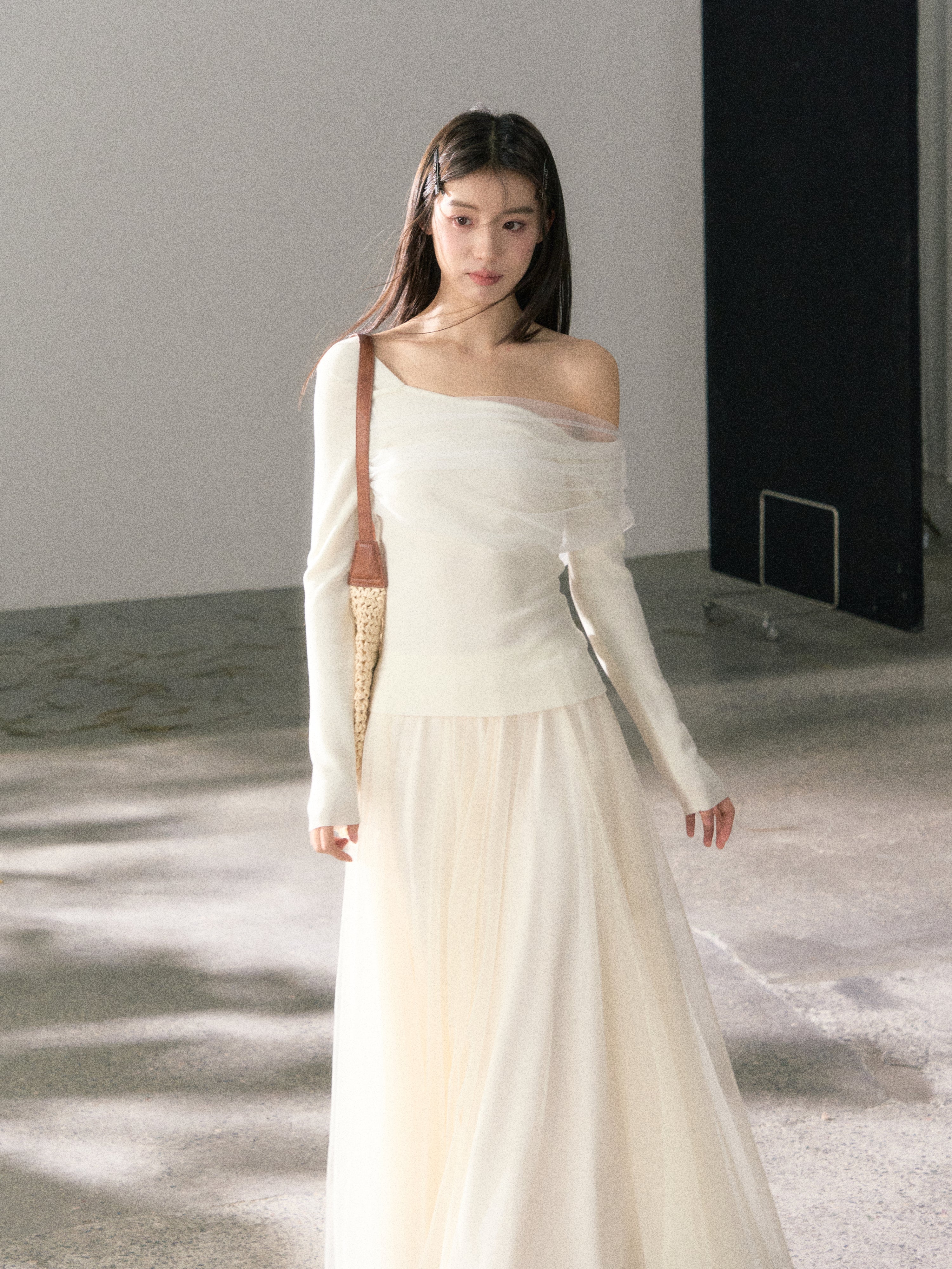 Lafreedom LAF360122 Fairy style long multi-layer sheer skirt