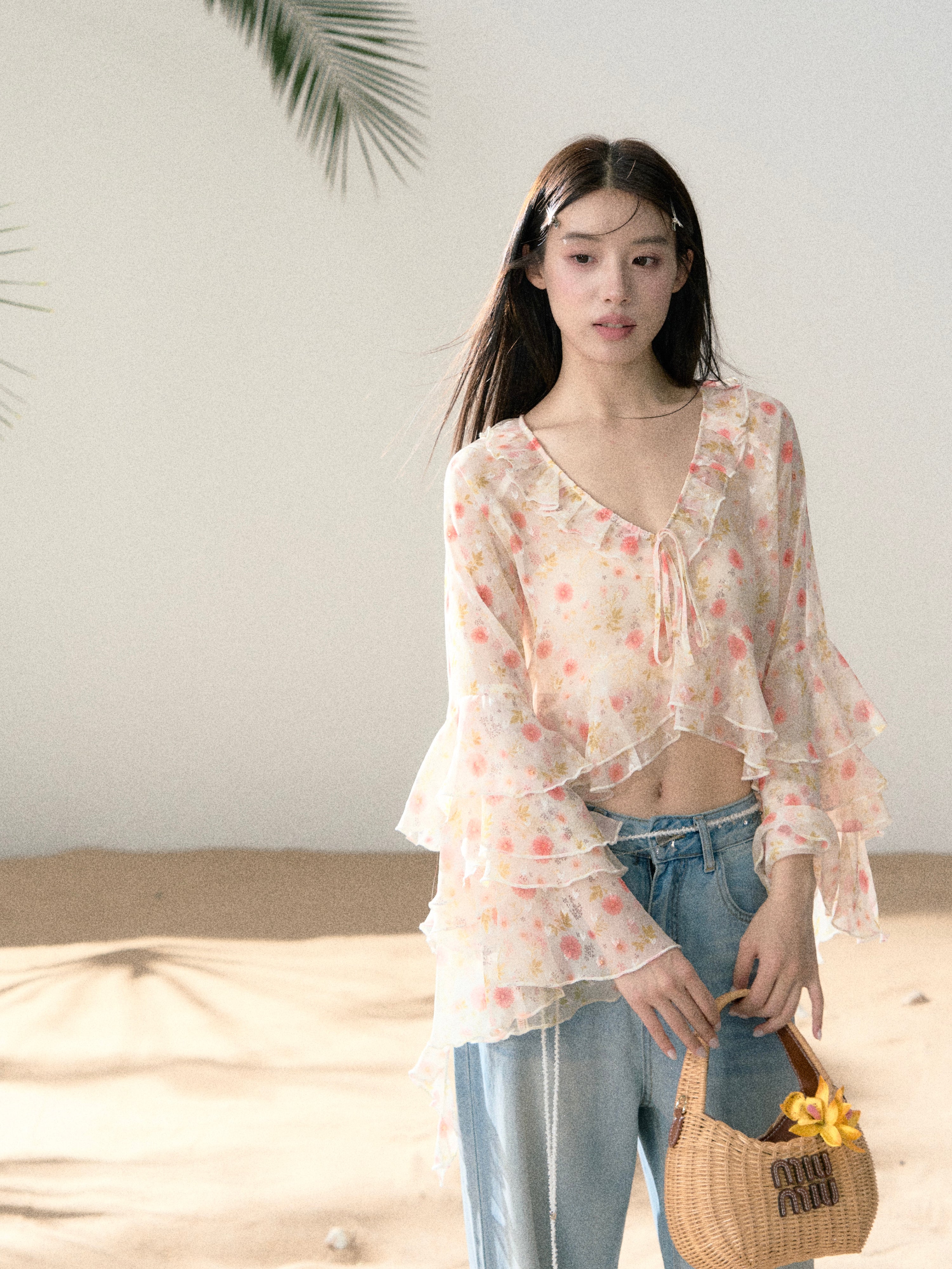 LAFREEDOM LAF360518 Flowy Sun-Protection Top