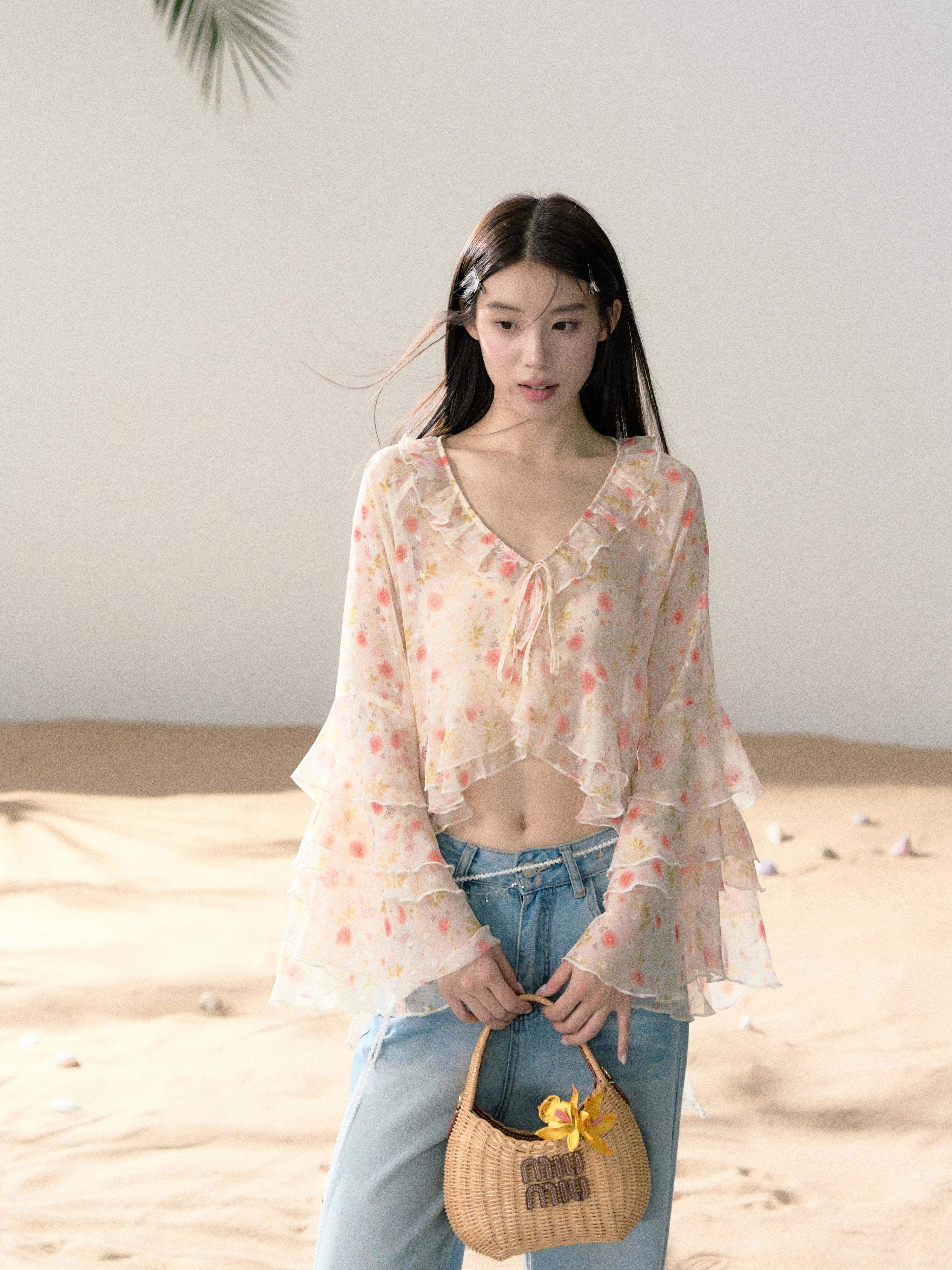 LAFREEDOM LAF360518 Flowy Sun-Protection Top