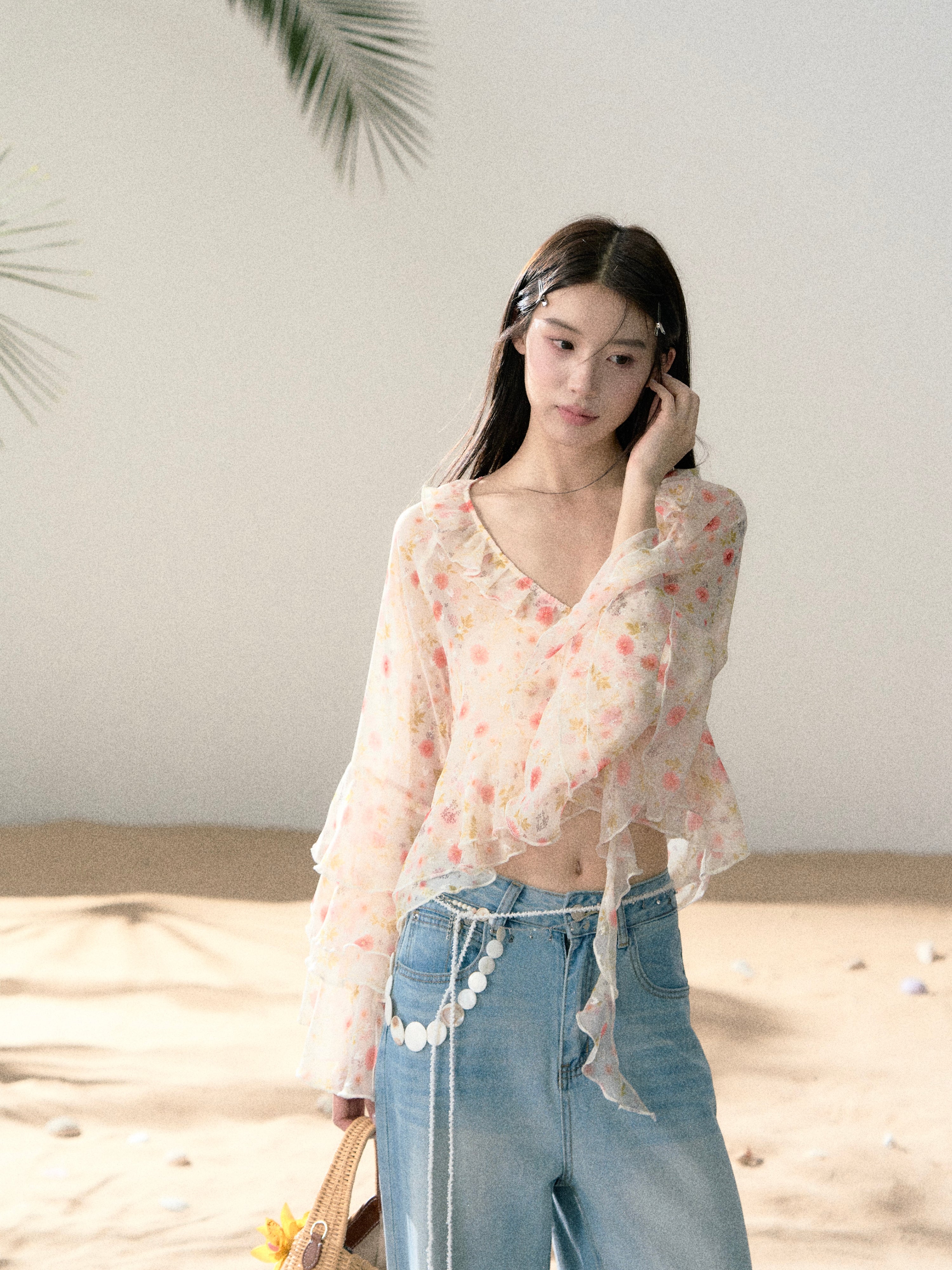 LAFREEDOM LAF360518 Flowy Sun-Protection Top