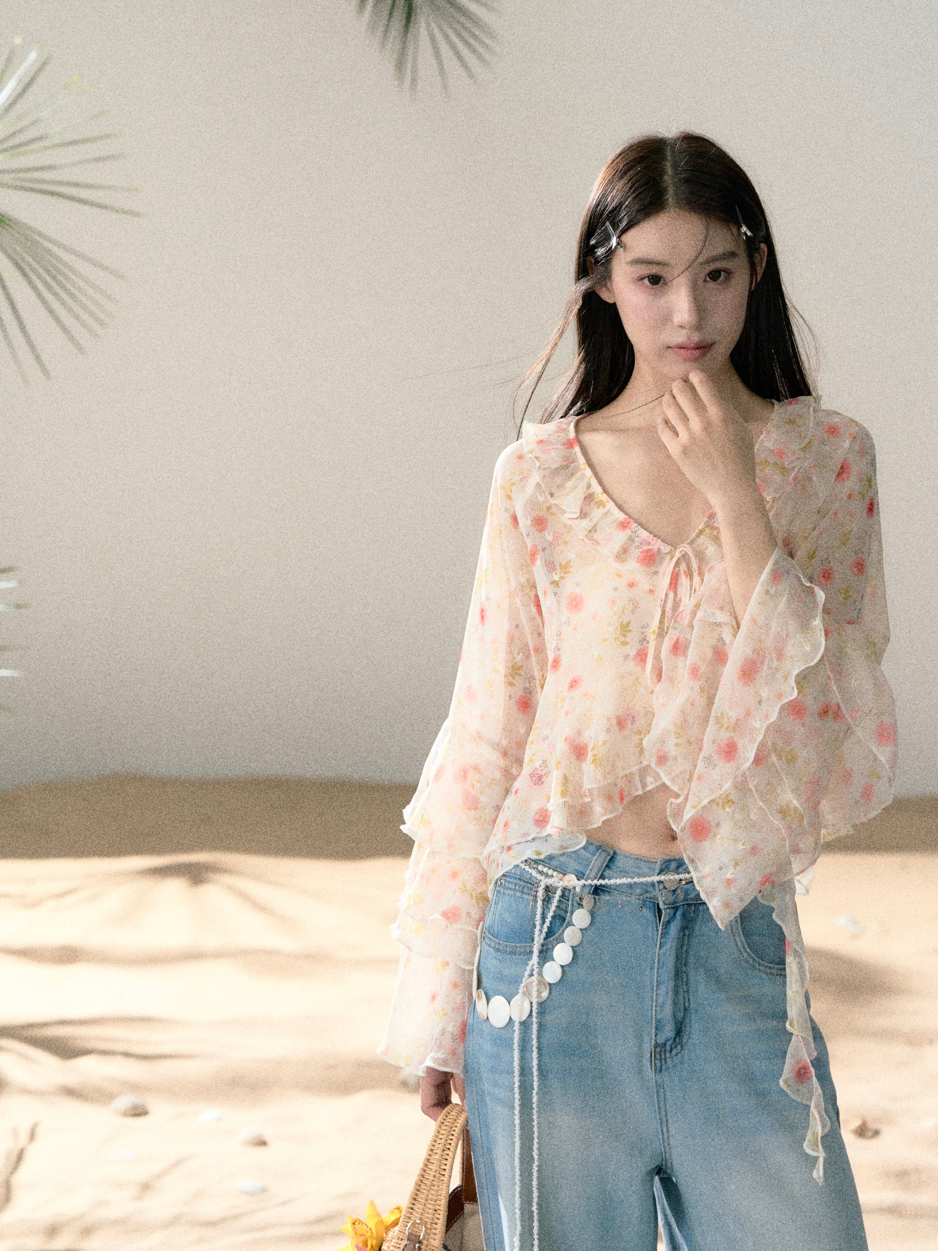 LAFREEDOM LAF360518 Flowy Sun-Protection Top