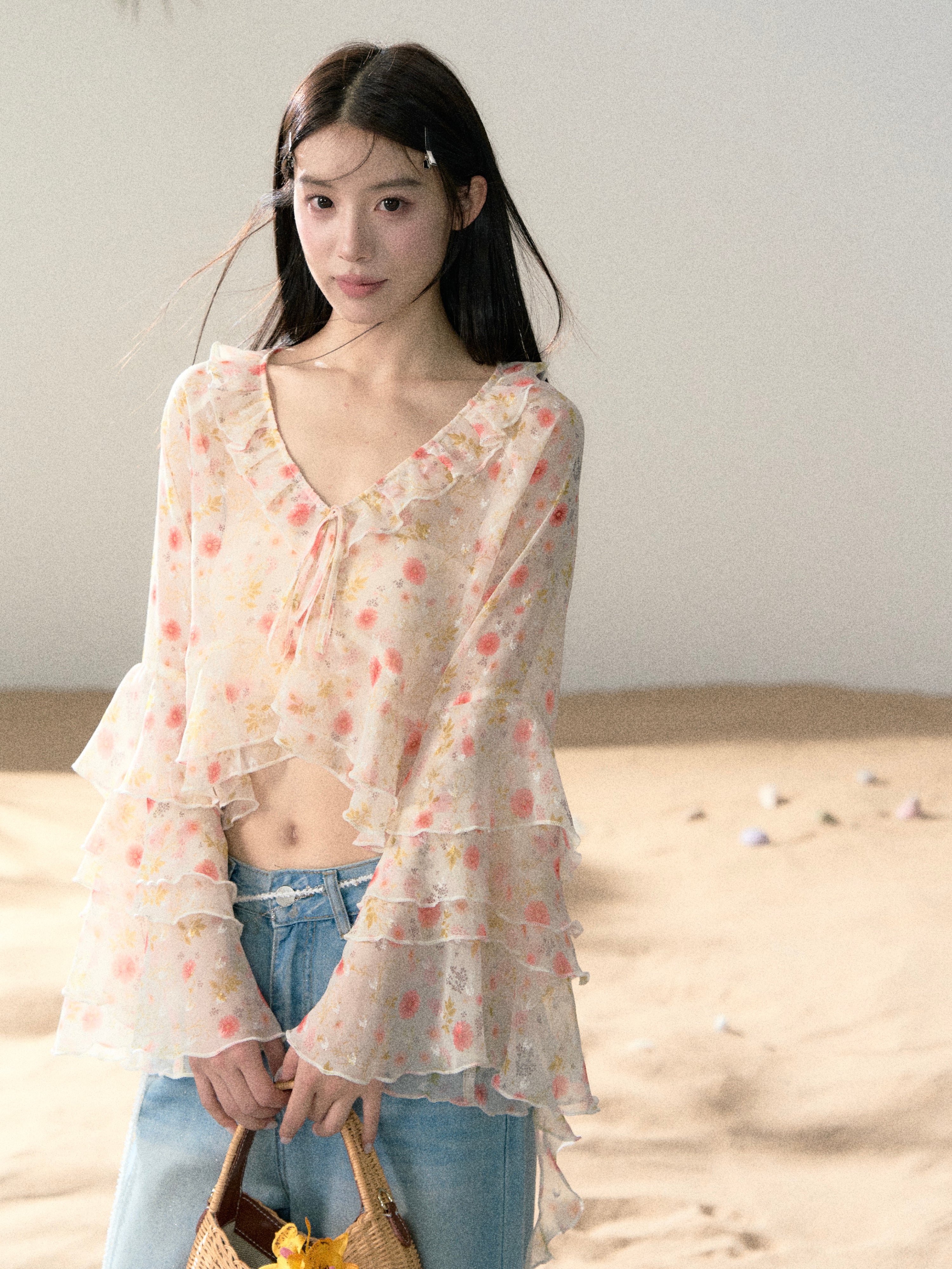 LAFREEDOM LAF360518 Flowy Sun-Protection Top
