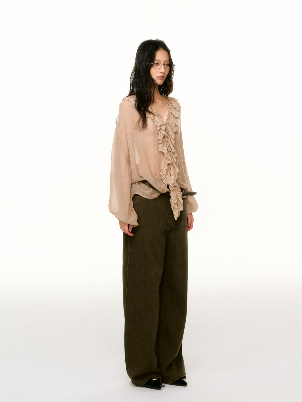LAFREEDOM LAF360818 Casual Curved-Blade Pants