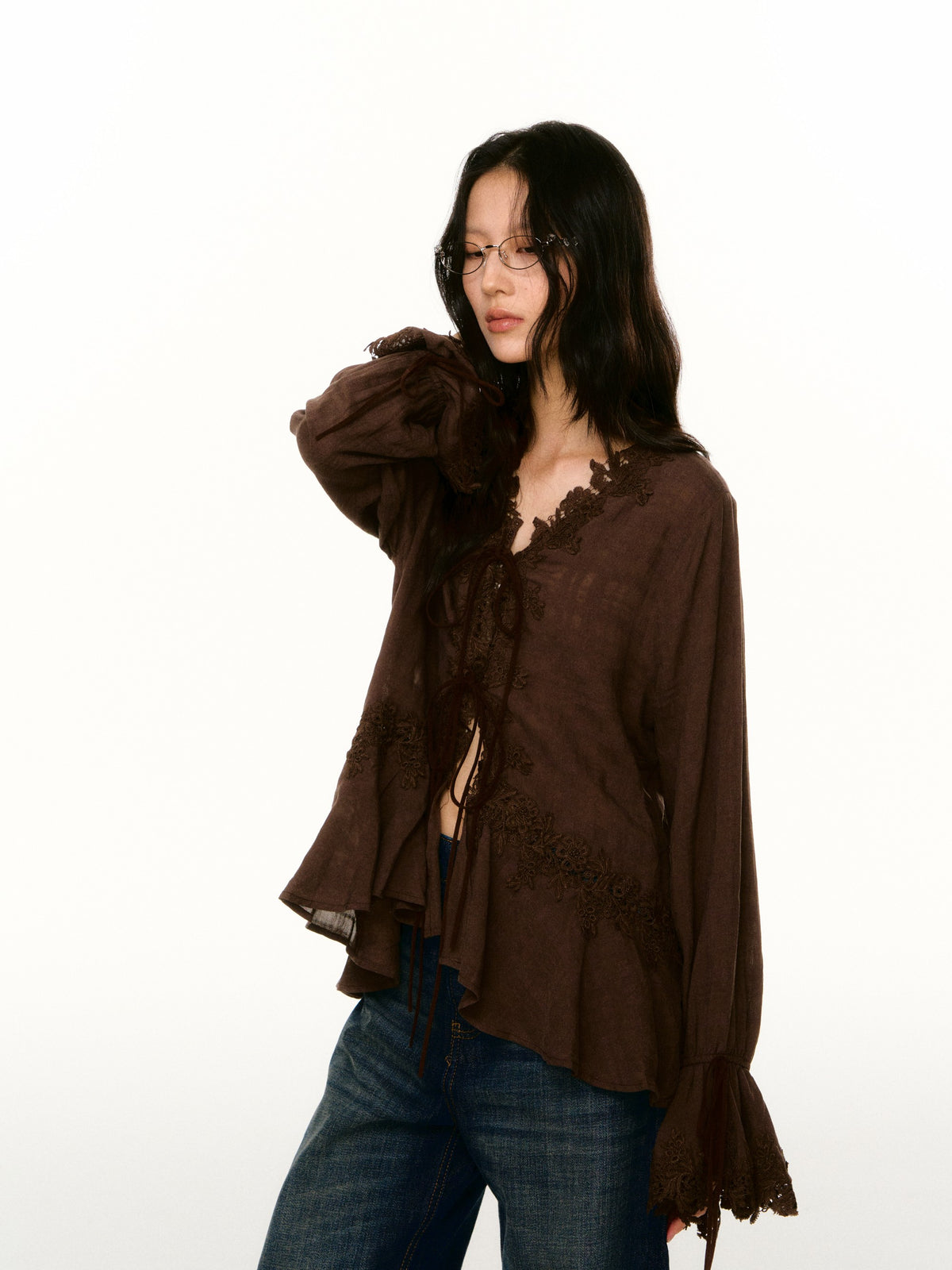 LAFREEDOM LAF360808 Loose-Fit Casual Long-Sleeve Shirt