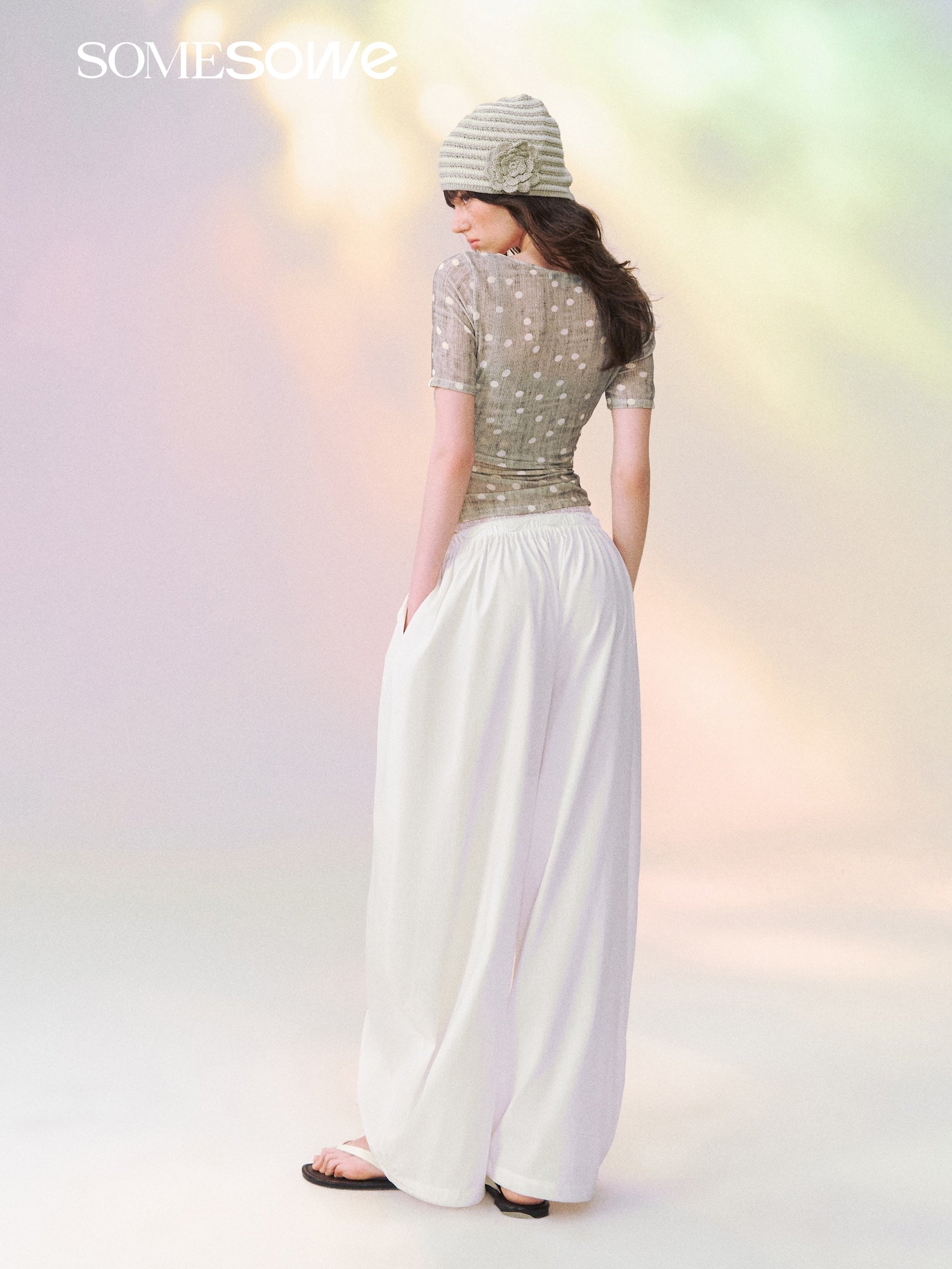 SOMESOWE S2609113 Loose Lantern Pants