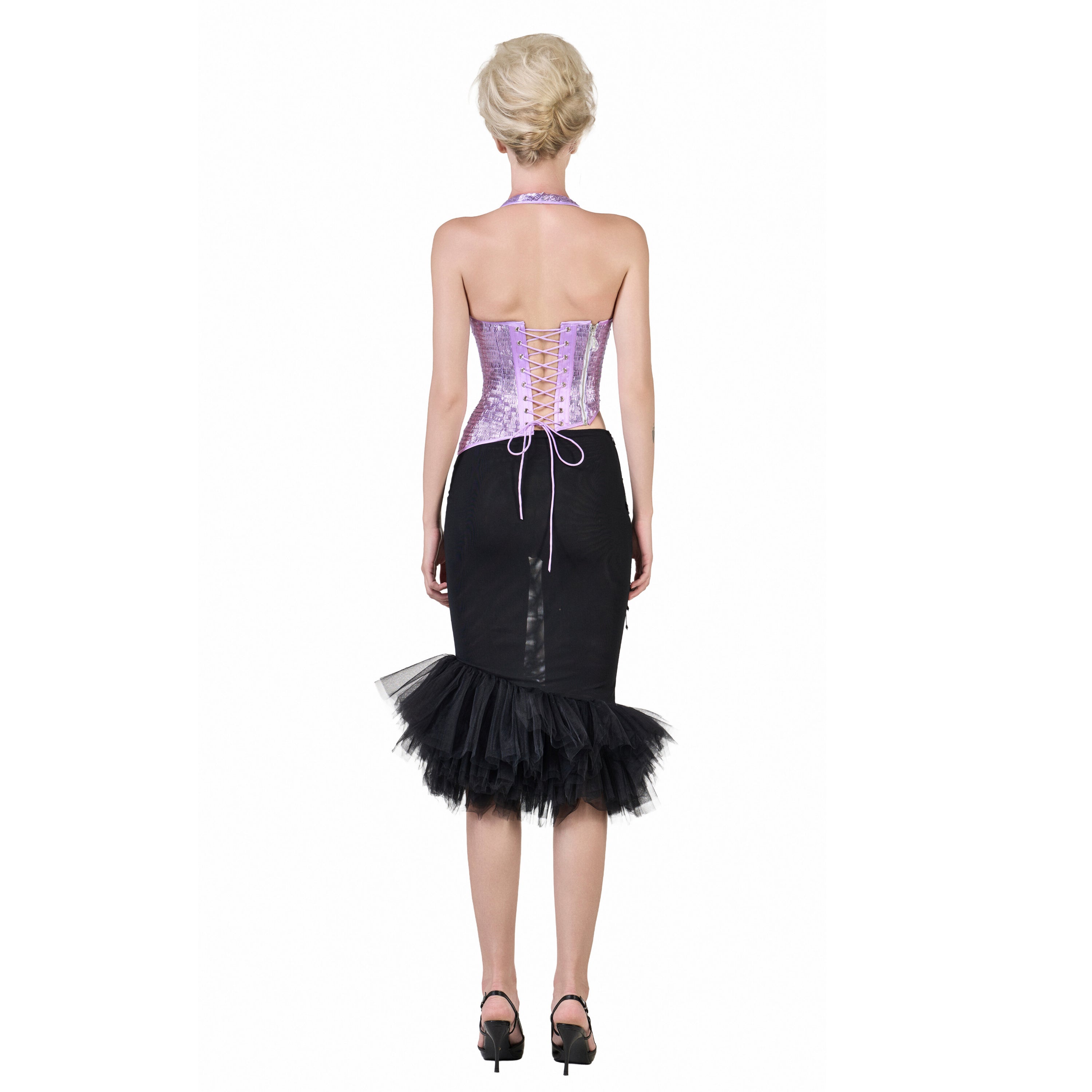 FFSD DEAR LOVE TOP & ALYSA SKIRT - PURPLE