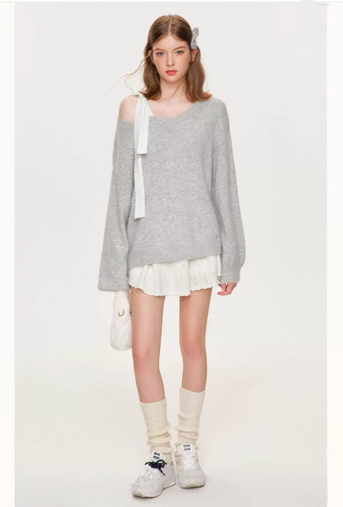 Kroche Lace tie sweater