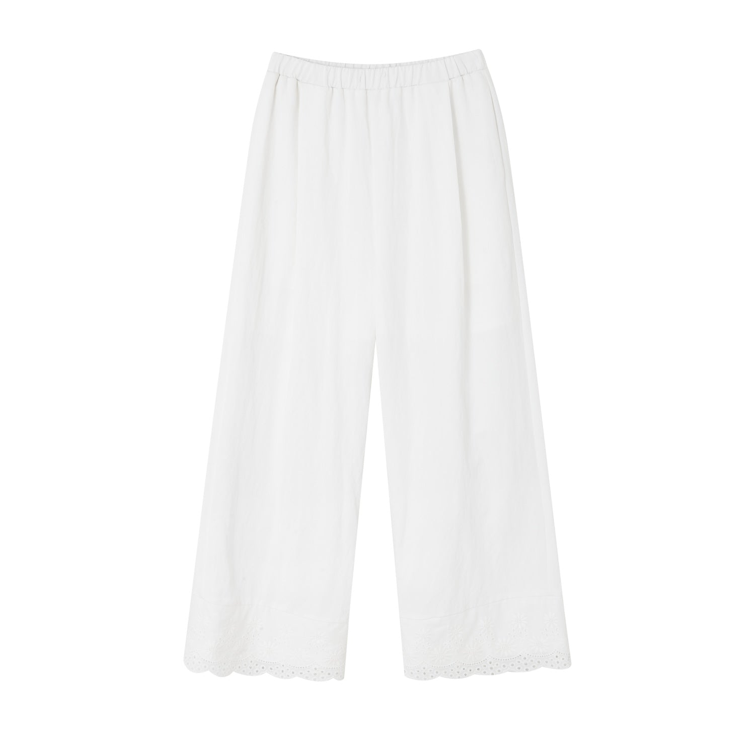 SOMESOWE S2508095 Lace wide leg casual pants