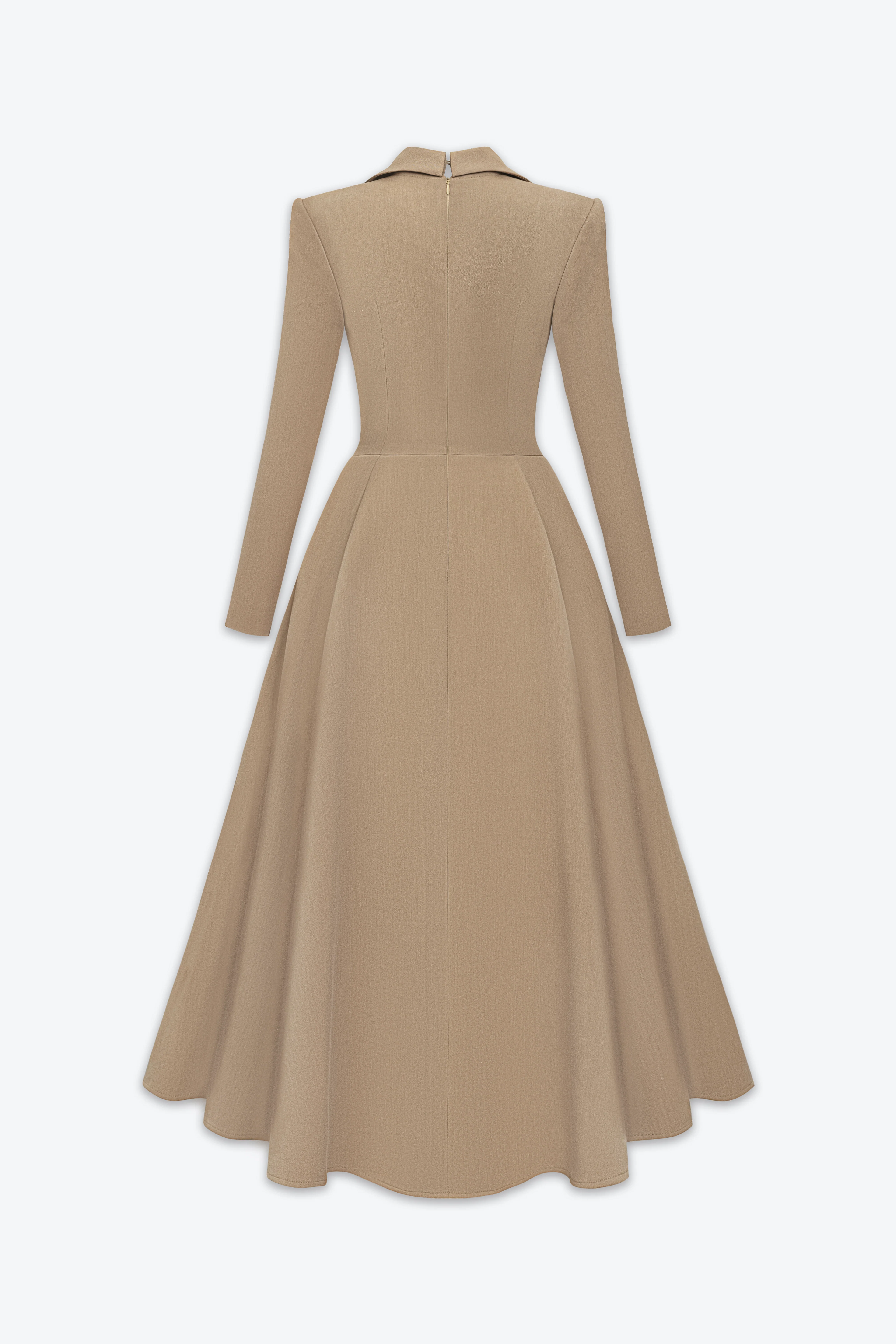 BYDENIO Elowyn V-neck Midi Shirt Dress