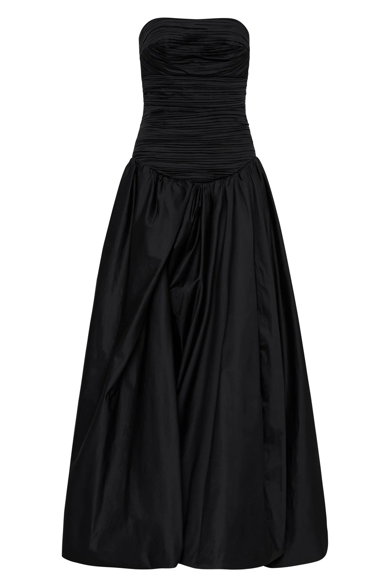 Aje Violette Bubble Hem Maxi Dress(Black)