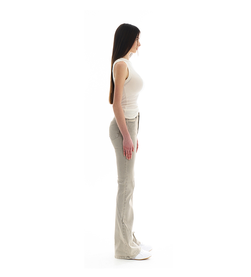 Guse Slit-detailed Bootcut Pants