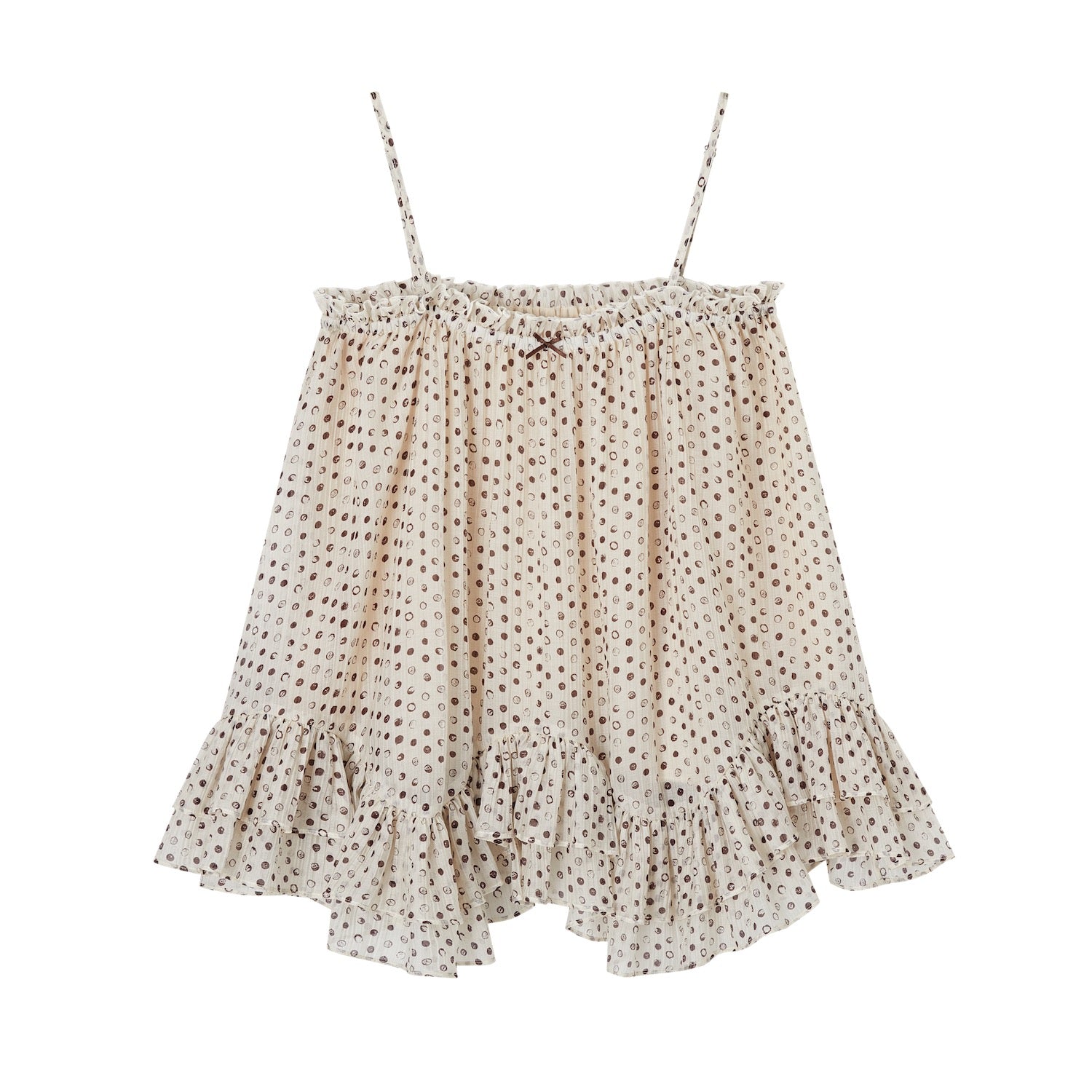 SOMESOWE S2609091 Light wave point irregular suspender top