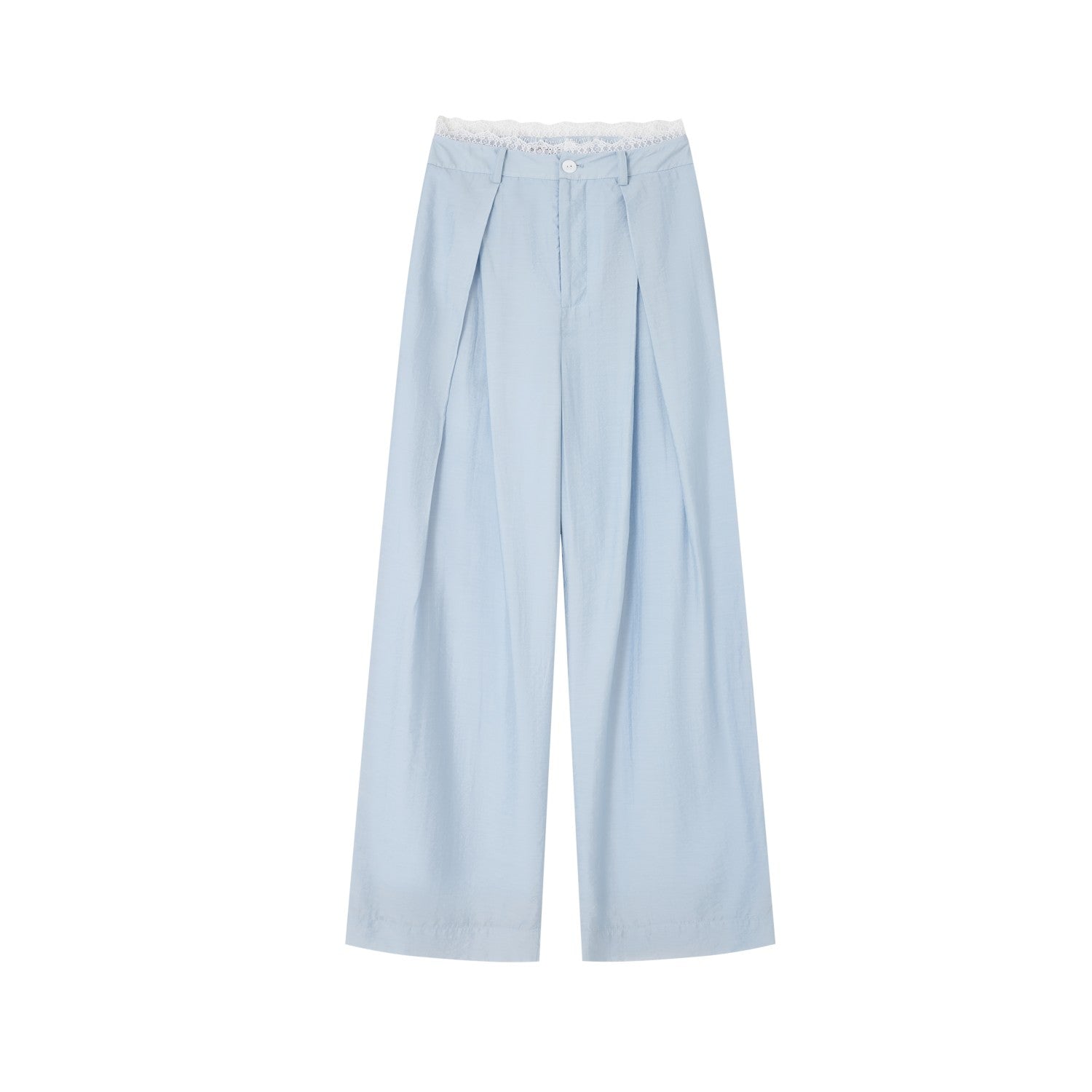 SOMESOWE S2508125 Pearlescent organza cool trousers (3color)