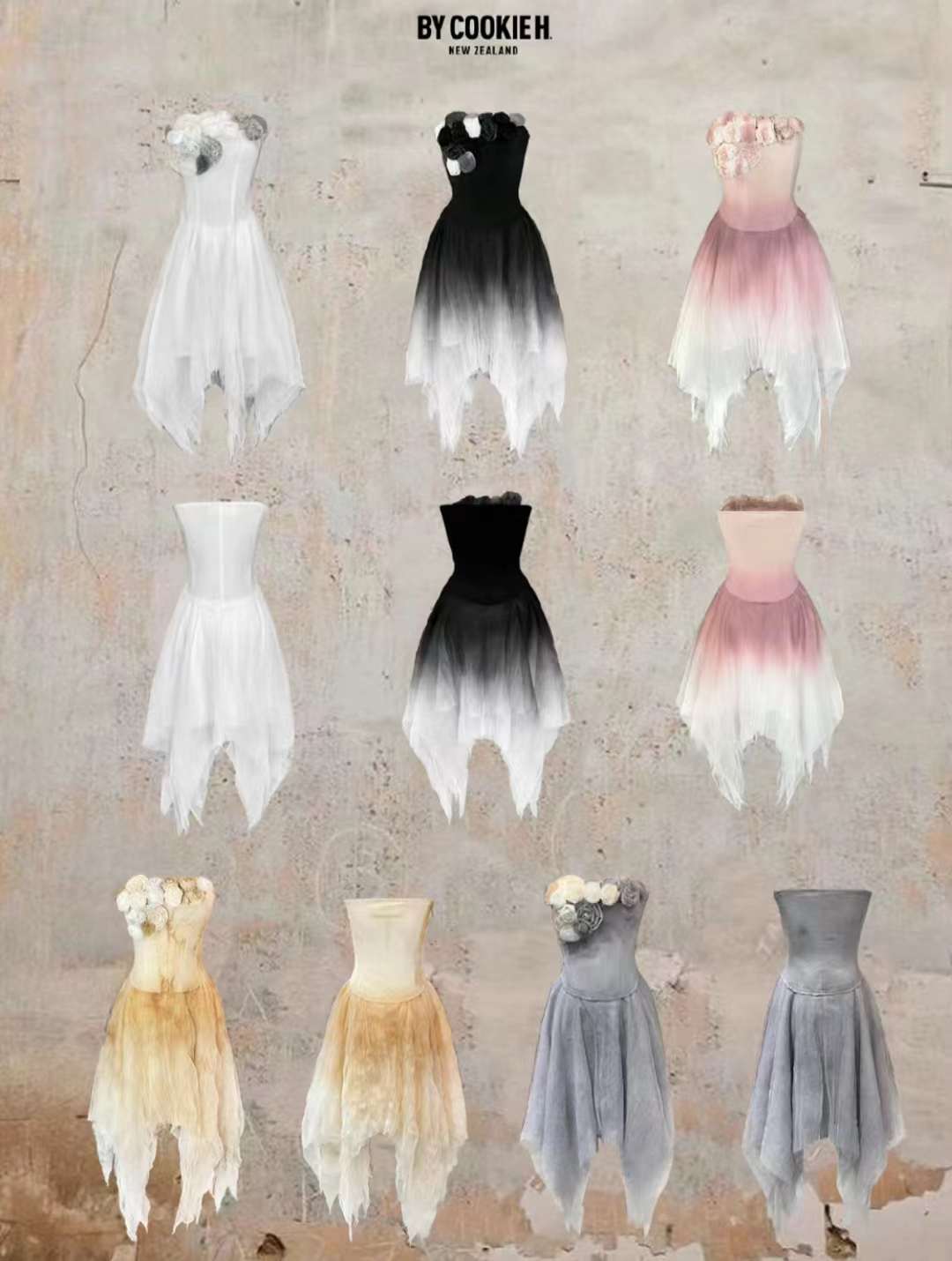 By Cookie H “Full Moon" midi dress