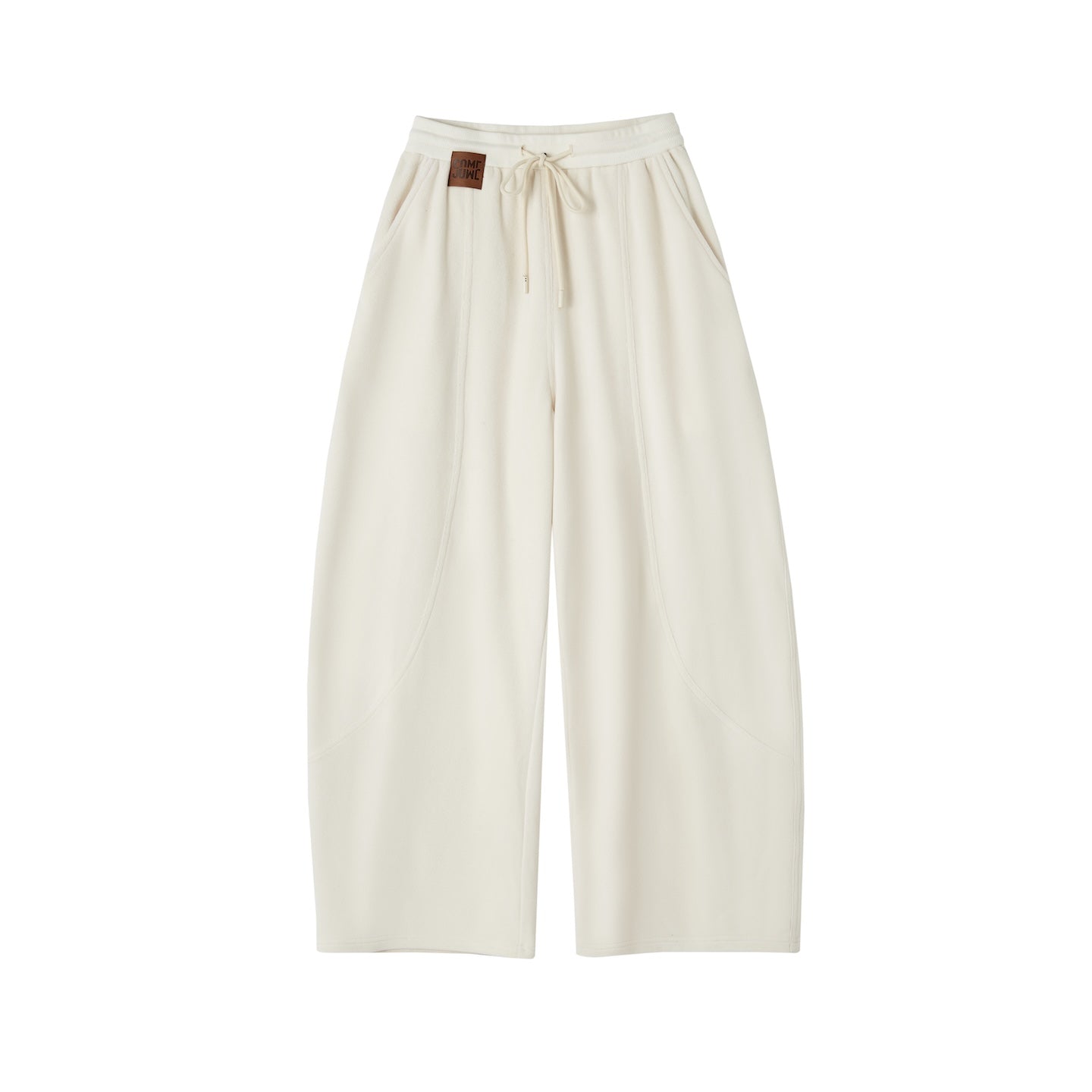 SOMESOWE S2508264 Polar fleece curved knife casual pants