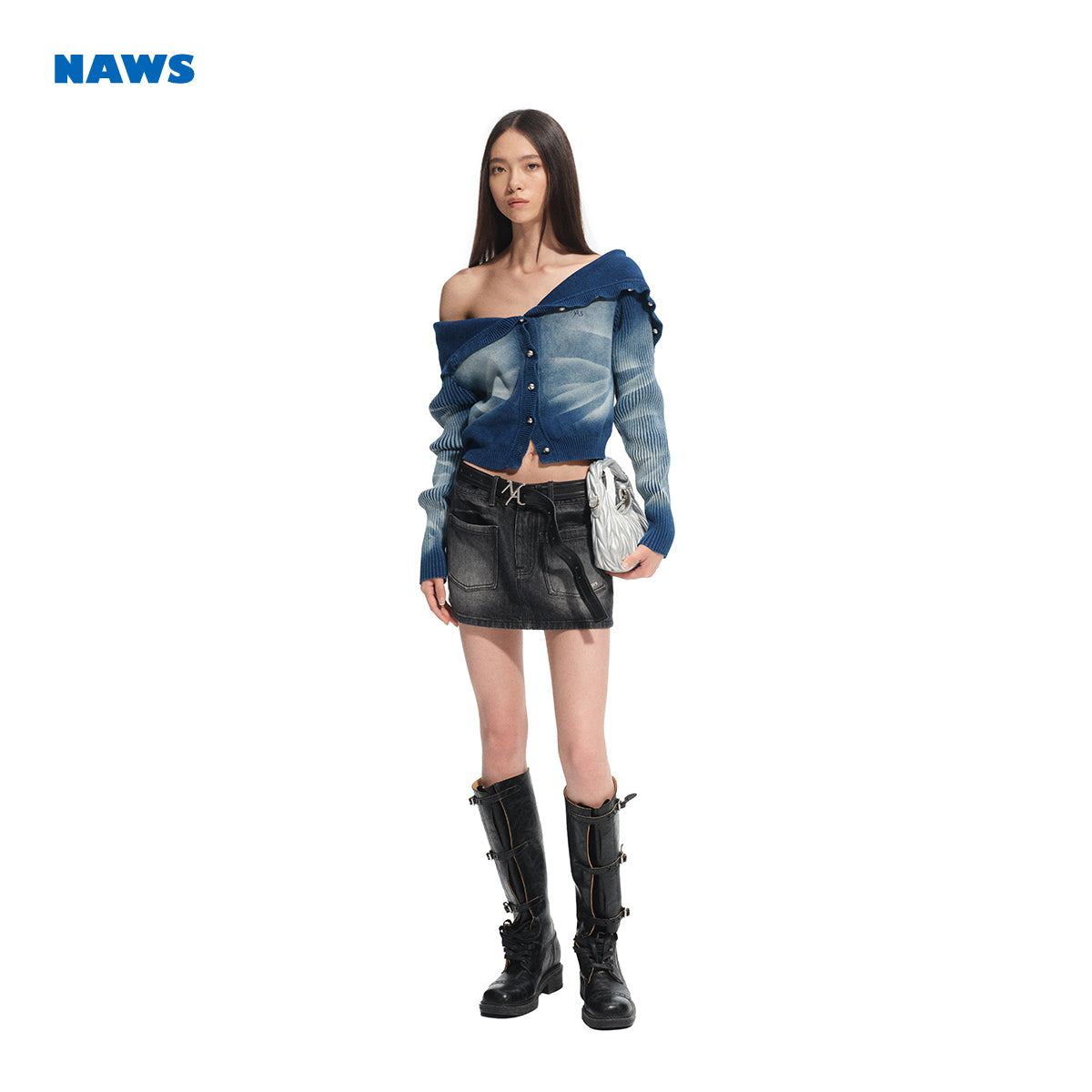 NAWS C050625 Volcano Knitted Cardigan