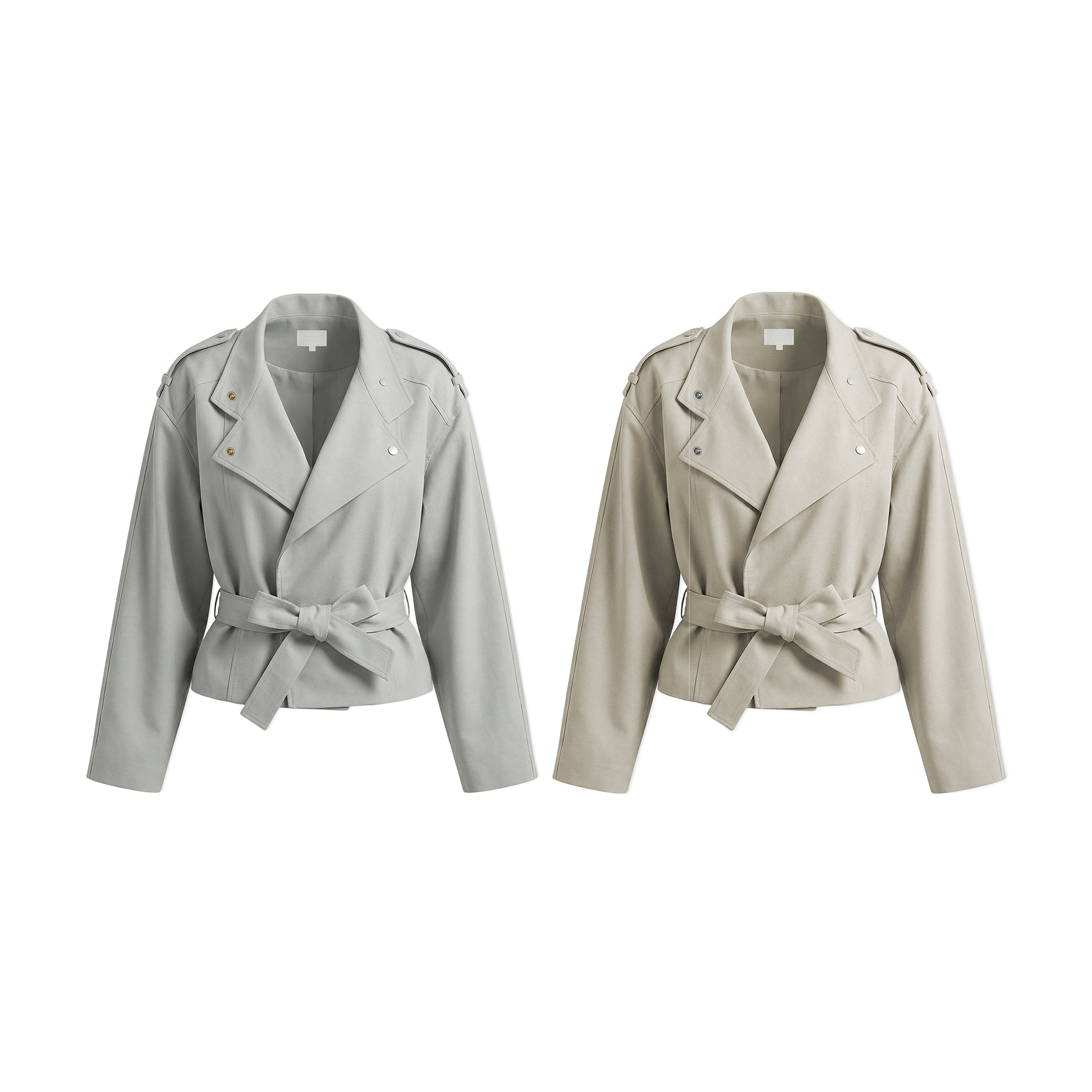16DEWS 16D26127 Short loose windbreaker jacket