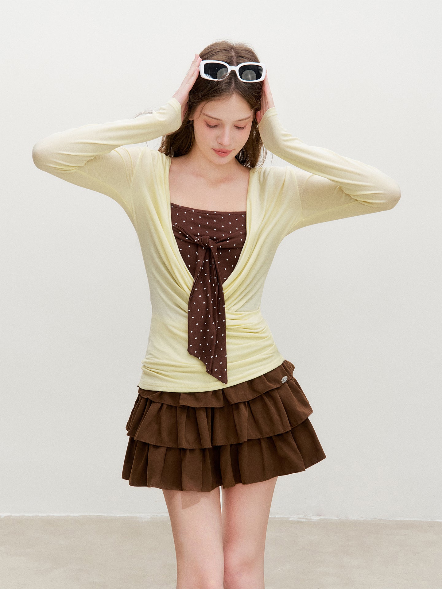 16DEWS 16D26374 Drapey Lyocell Two-Piece Set
