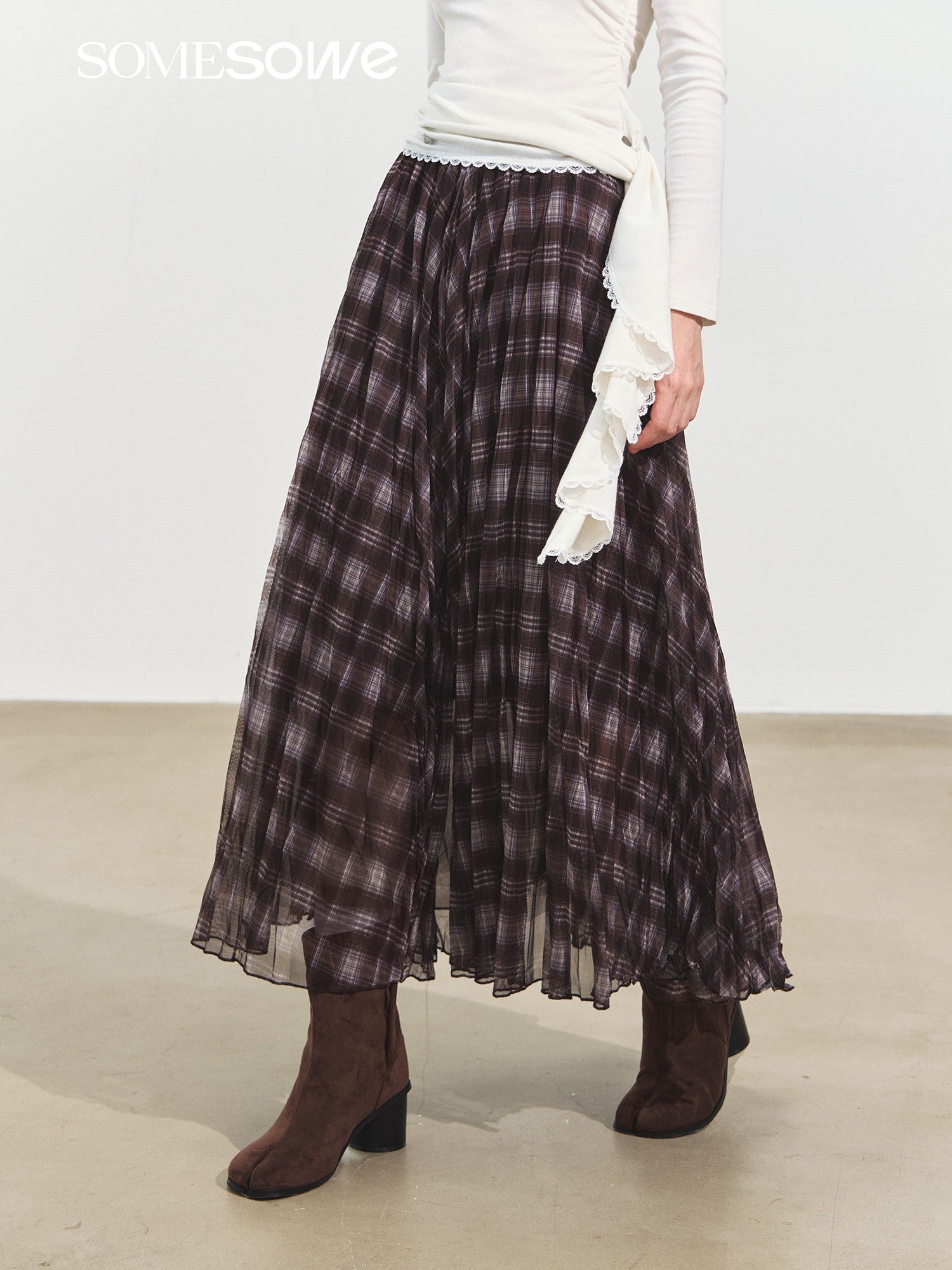 SOMESOWE S2508254 Multi-layer fairy like gauze skirt