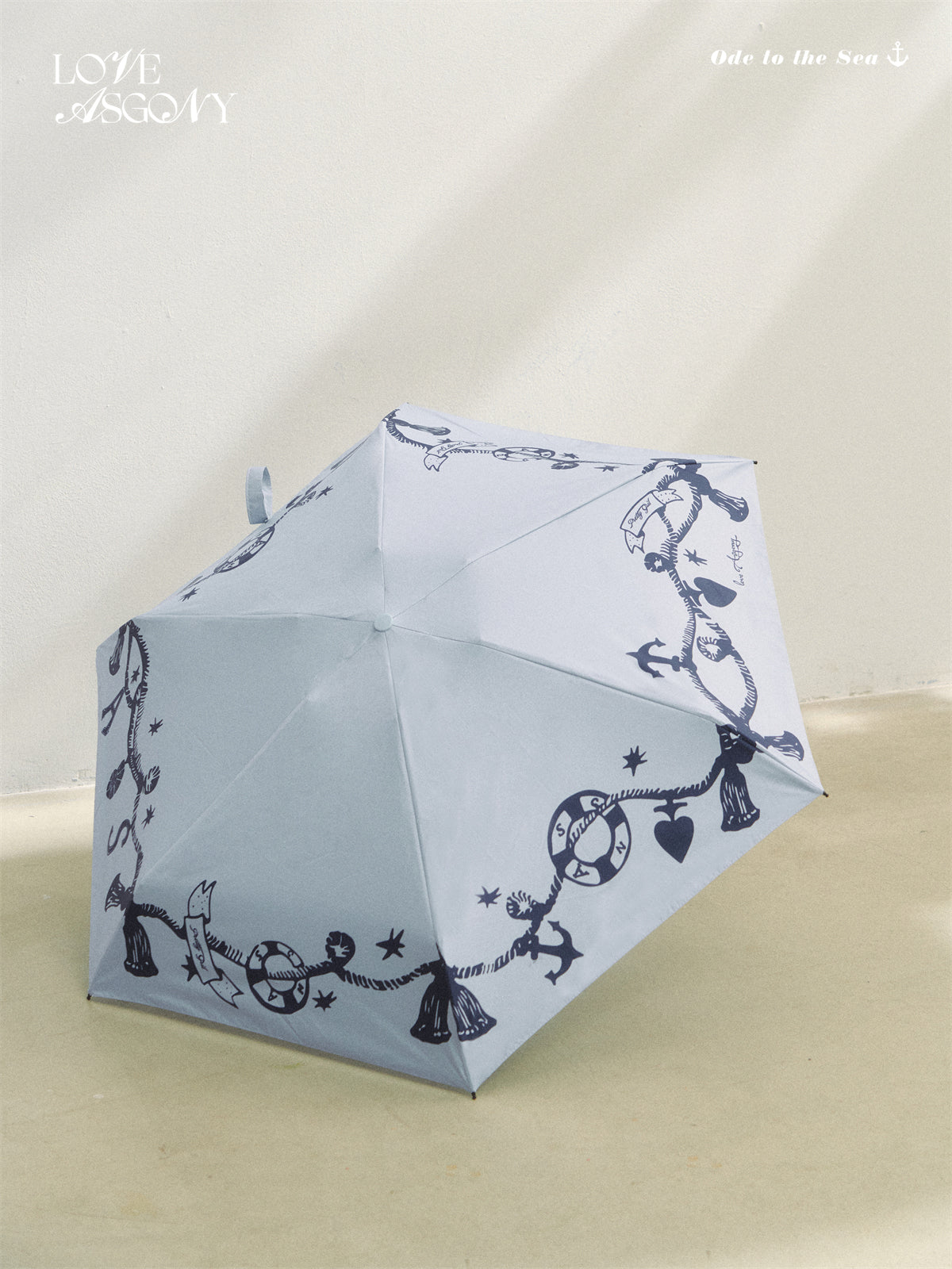 AsGony ASG25258 Island vacation style sunscreen umbrella