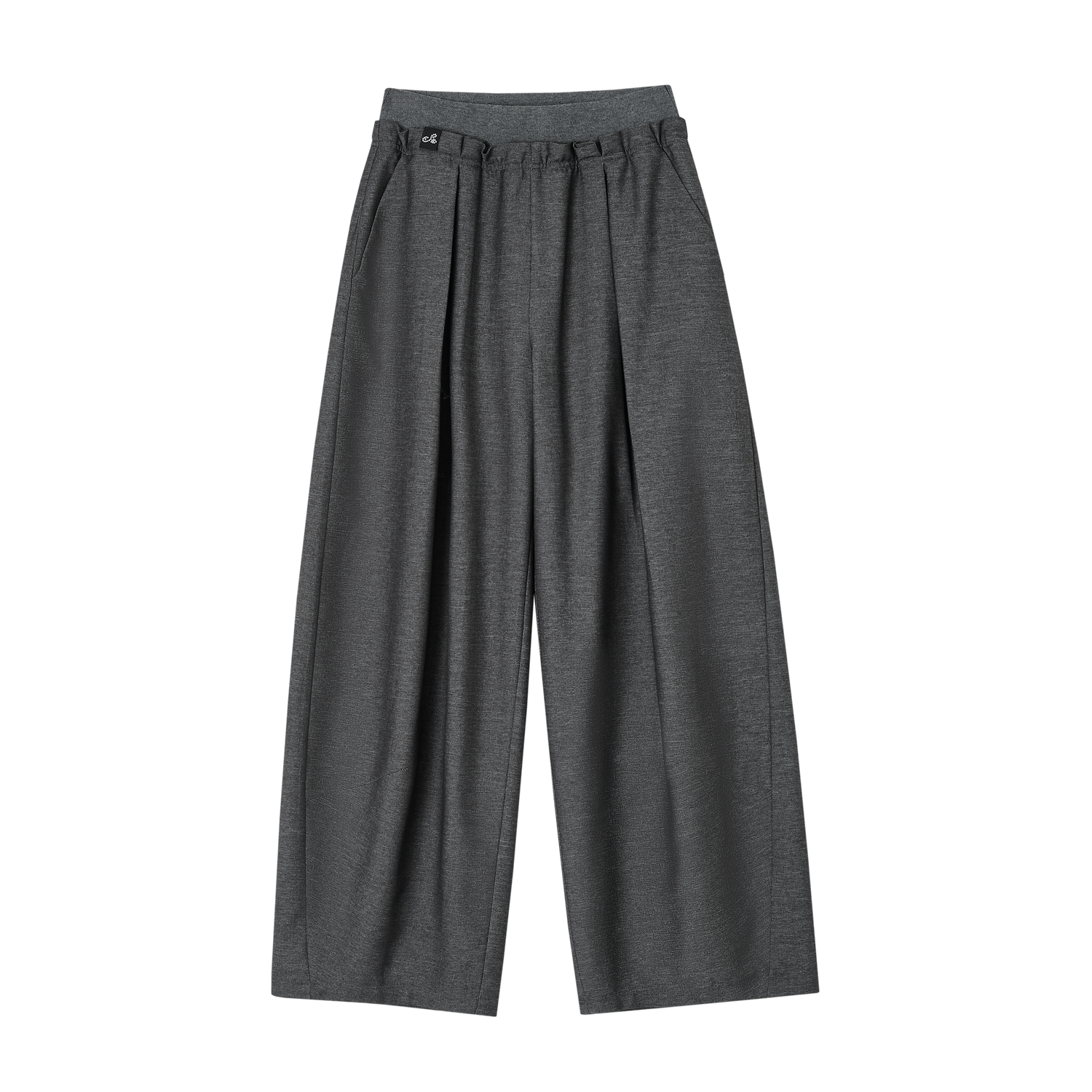 SOMESOWE S2509015 Double waisted loose crescent casual pants