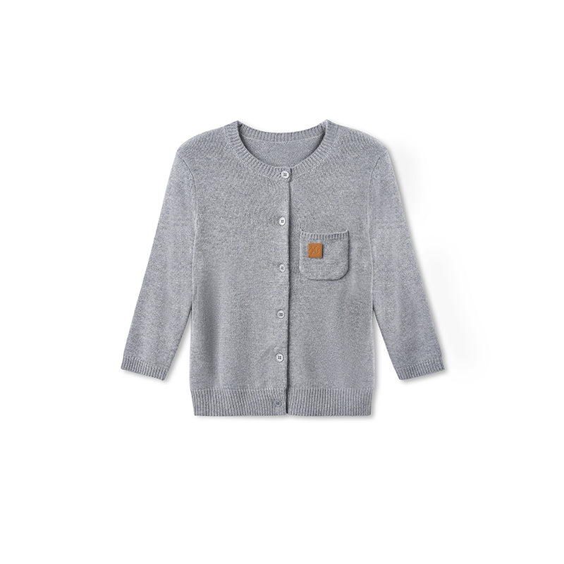 NAWS MY050325 Cloud wrapped mid sleeve knitted cardigan