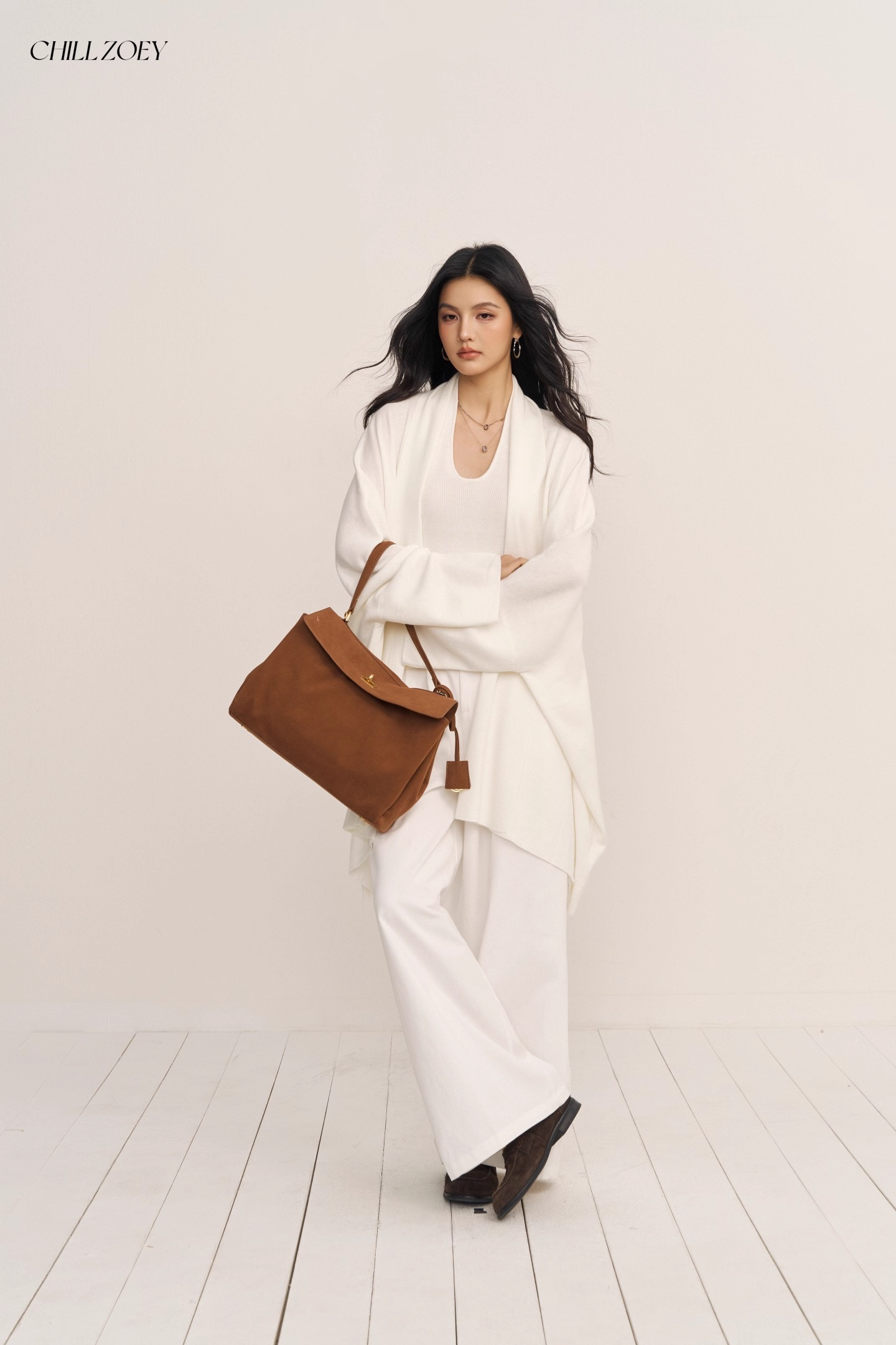 Chill Zoey M690277 Ethereal White Knit Set(SEPERATE)