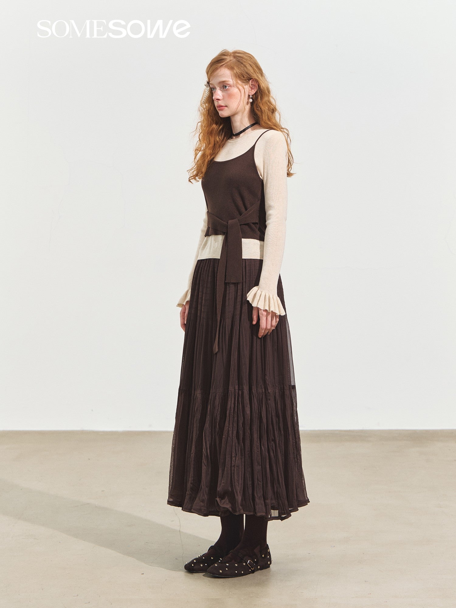 SOMESOWE S2508254 Multi-layer fairy like gauze skirt