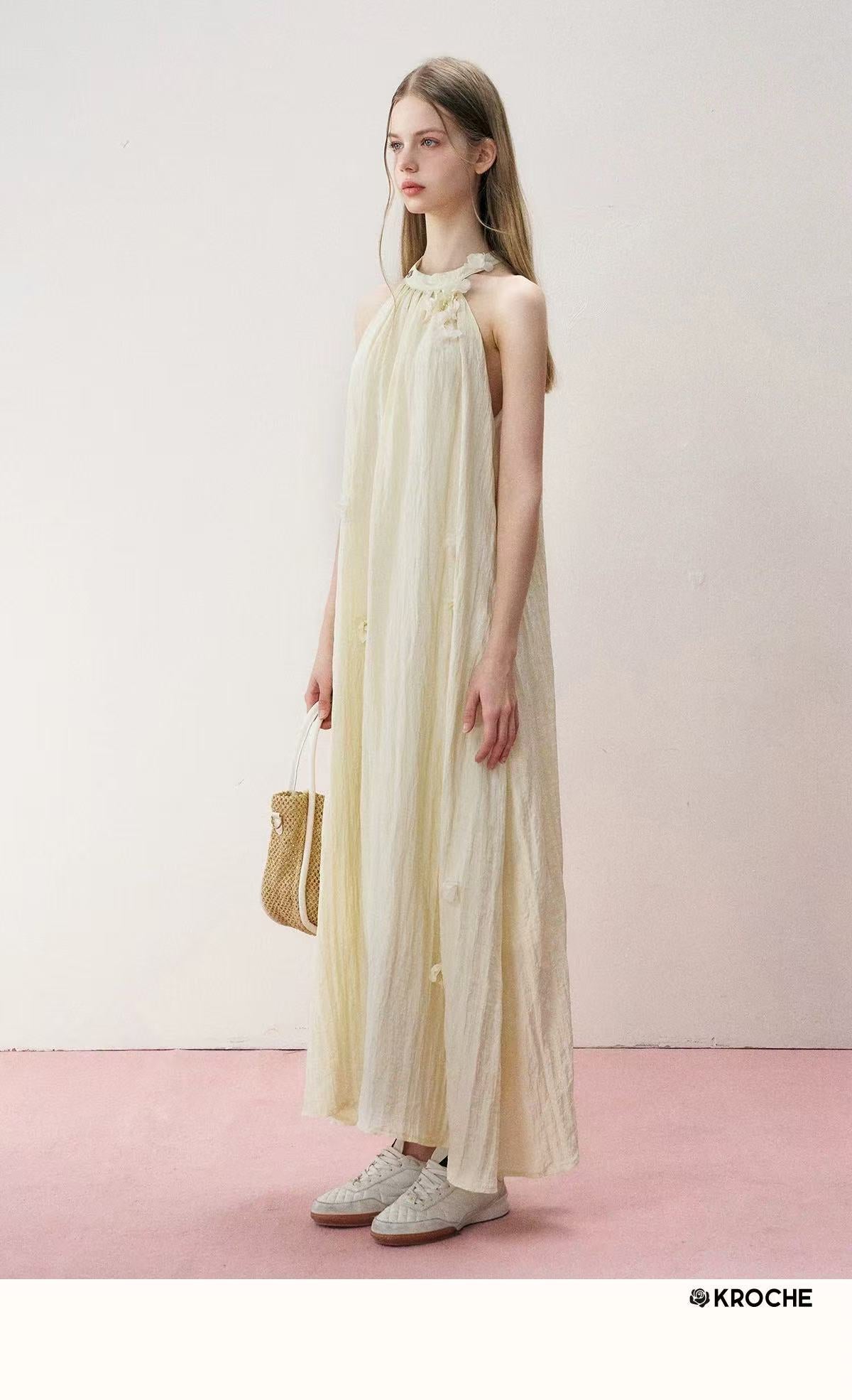 Kroche Hanging neck dress (2length)