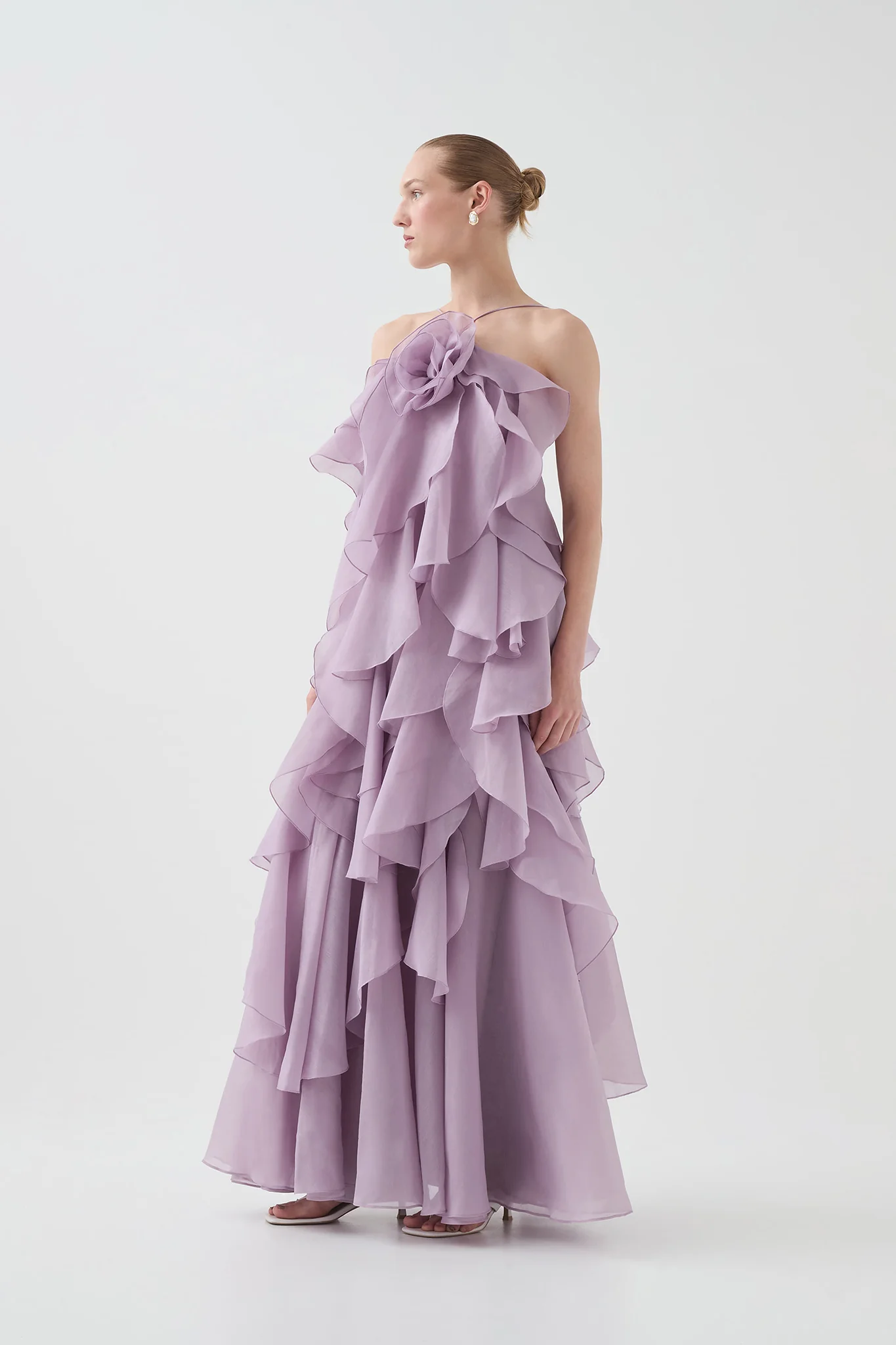 Aje Pandorea Layered Maxi Dress(Lilac)