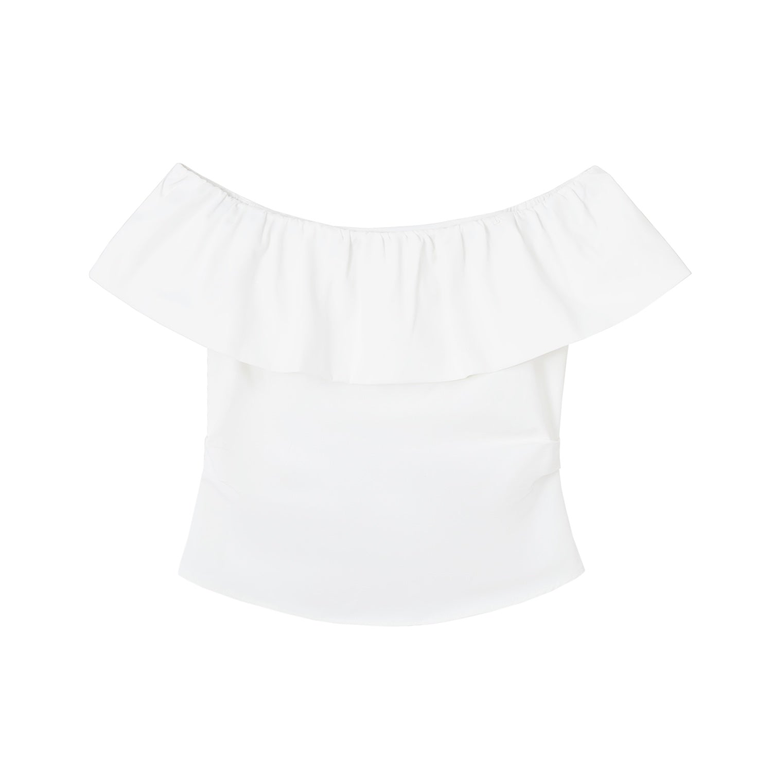 SOMESOWE S2508111 Off shoulder pleated top