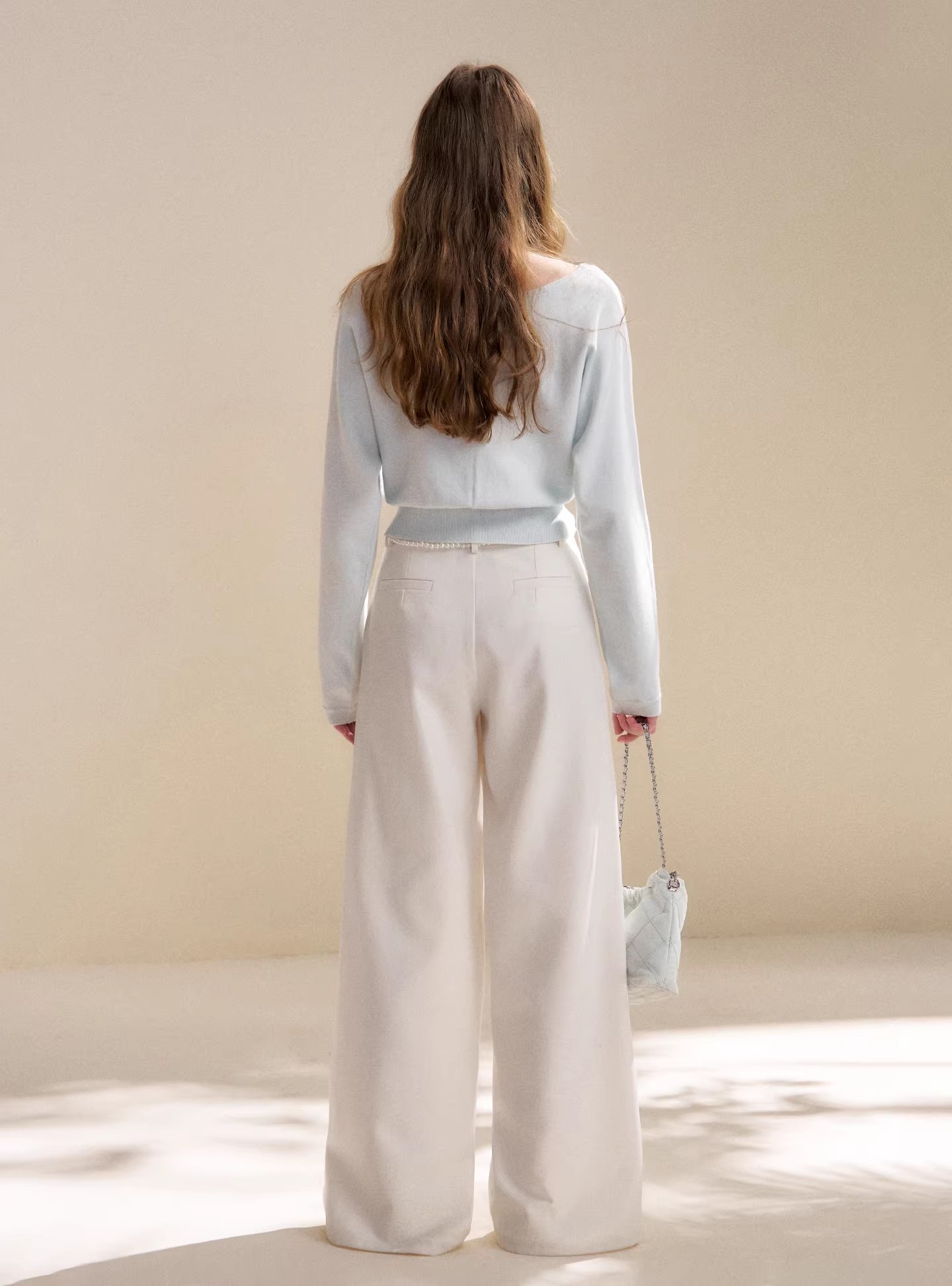 Kroche KP2075 Lace ribbon knitted top