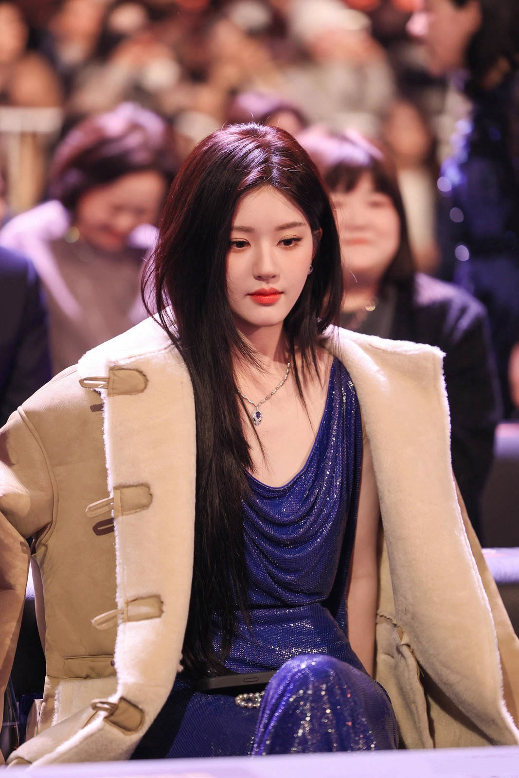 Momonana Light Brown Loose Lapel Coat