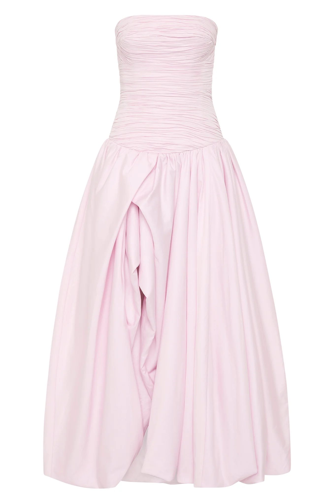 Aje Violette Bubble Hem Maxi Dress(Pastel pink)