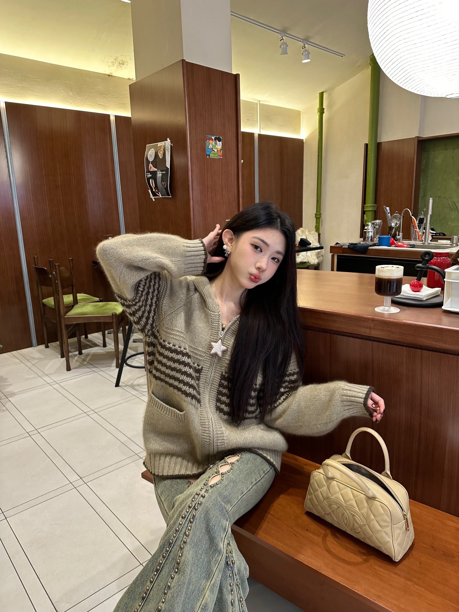 ROCHAROMA STAR Cardigan(3color)