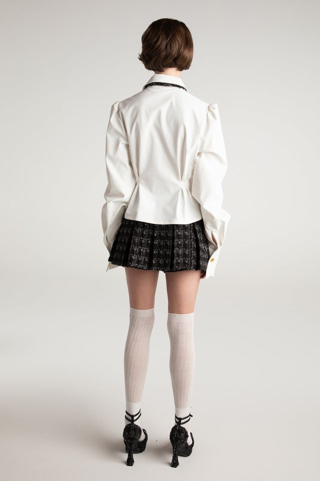 NJ Kensie Top with Tie OR skirt