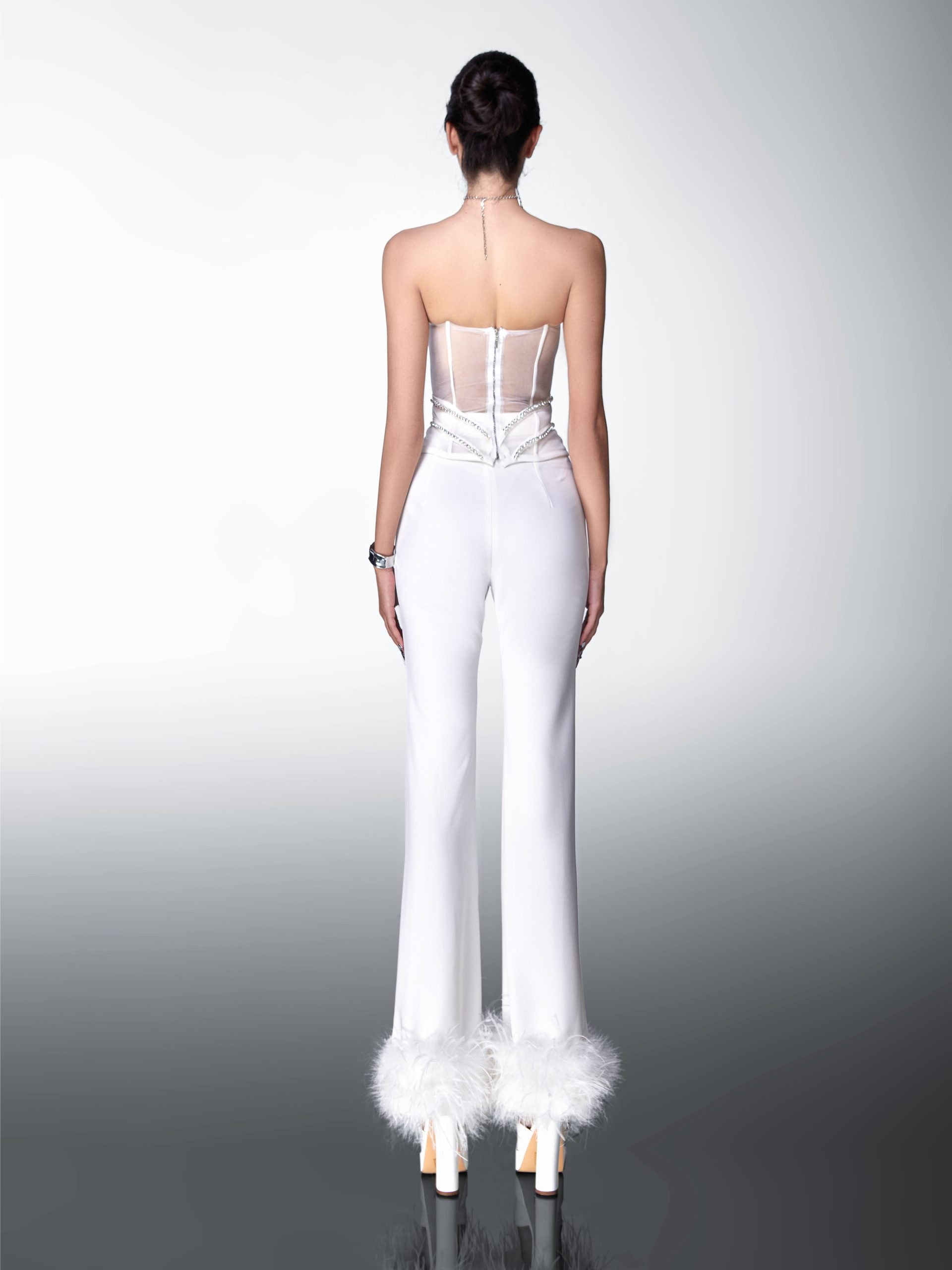 Glam Doll Flared pants Or sequins Corset Set(Separate)