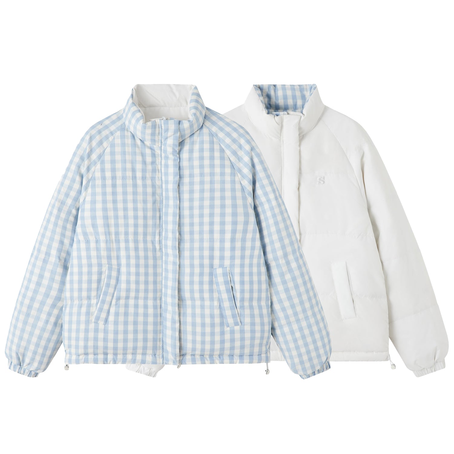 SOM S2407295 Double-sided shoulder matching down jacket