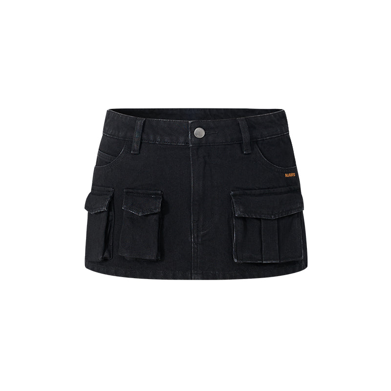 NAWS DQ020125 Ceramic denim skirt (2color)