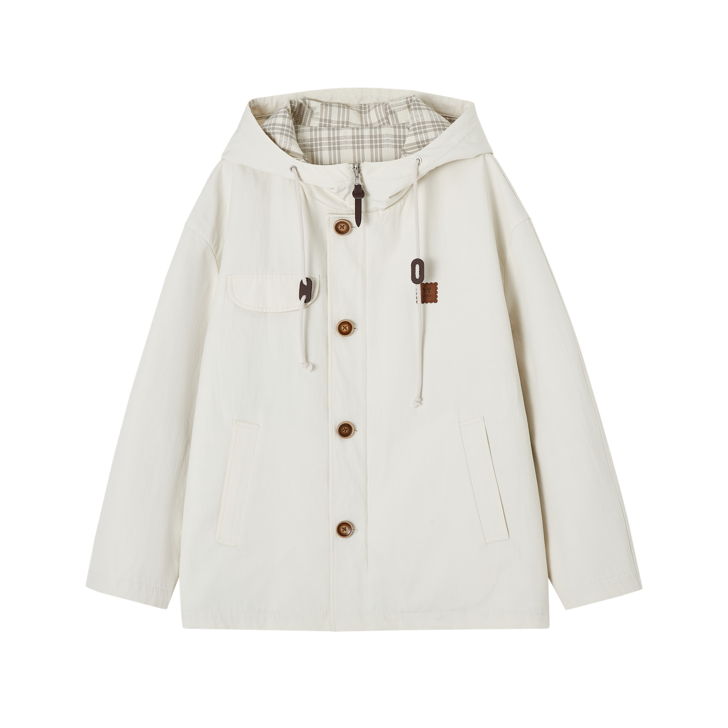 SOMESOWE S2508334 Double sided hooded jacket