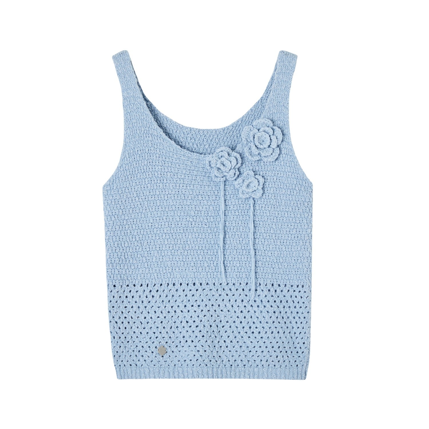 SOMESOWE S2508151 Handmade flower crochet vest (2color)