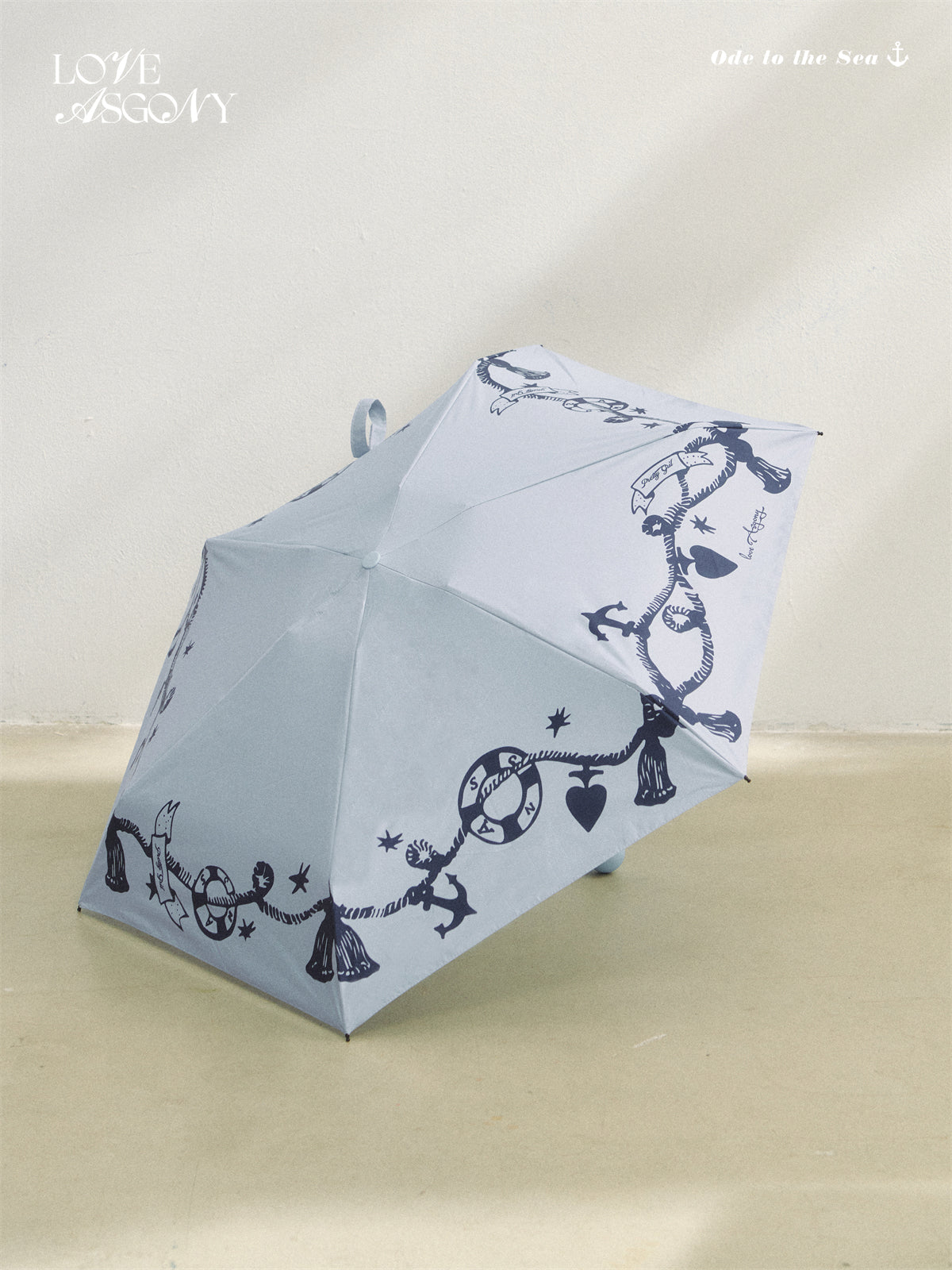 AsGony ASG25258 Island vacation style sunscreen umbrella