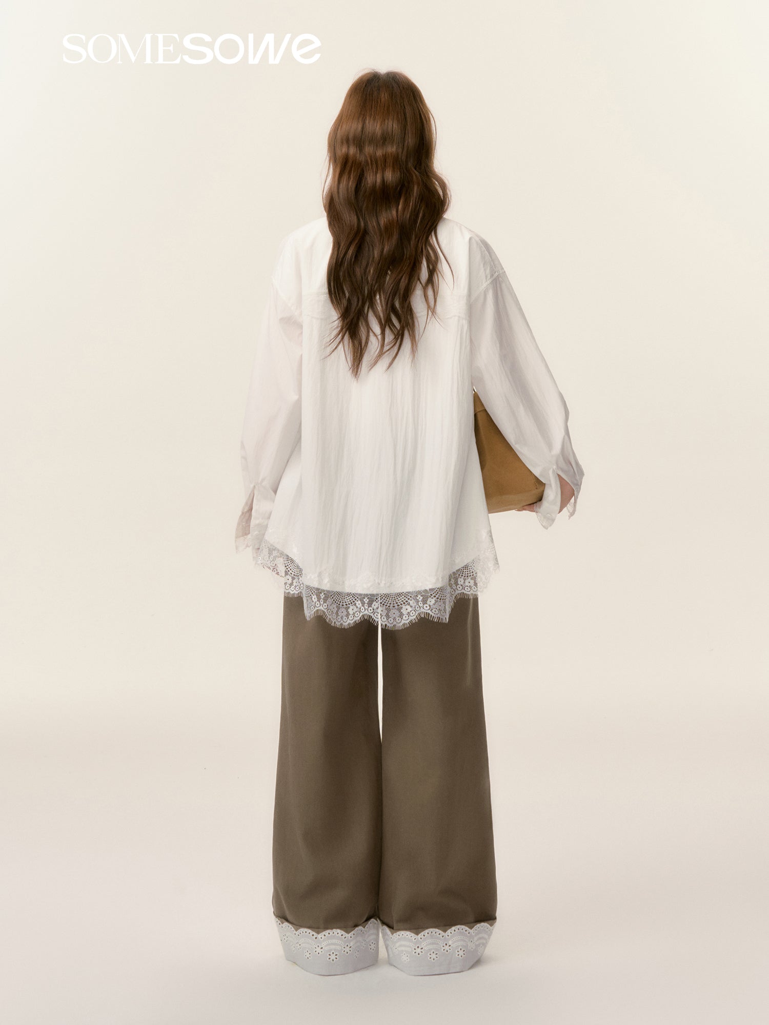 SOMESOWE S2508031 Punk lace shirt