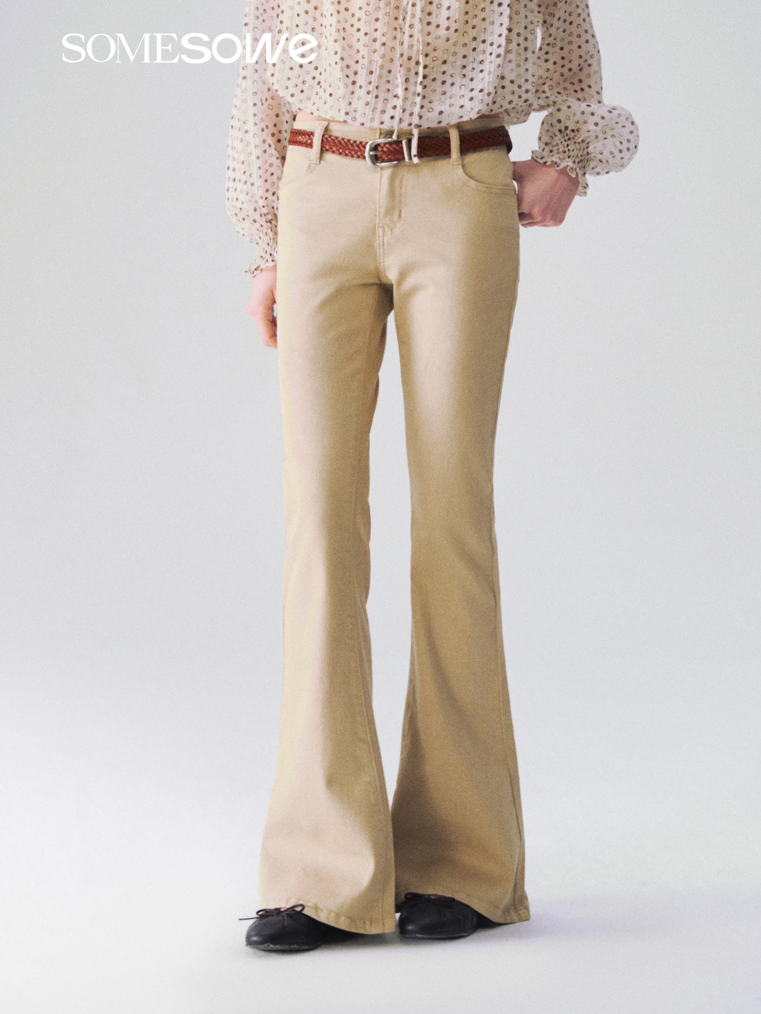SOMESOWE S2609099 Bell-bottoms jeans