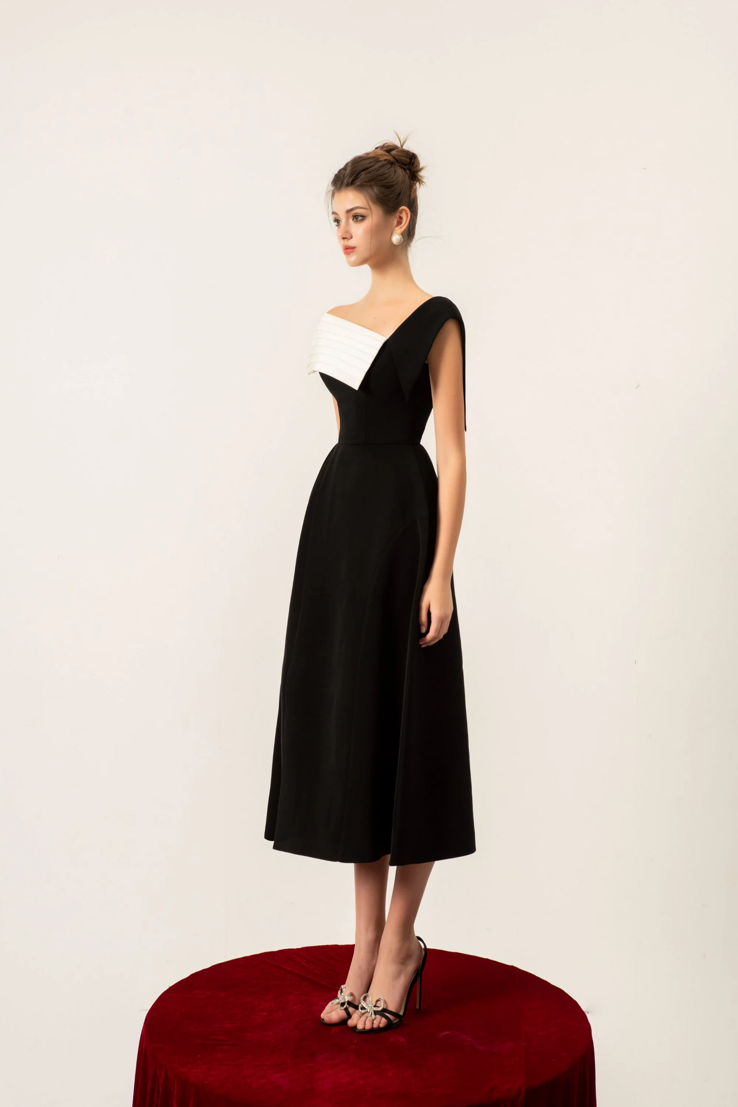 CICI Sale Hattie Off-shoulder Midi Dress
